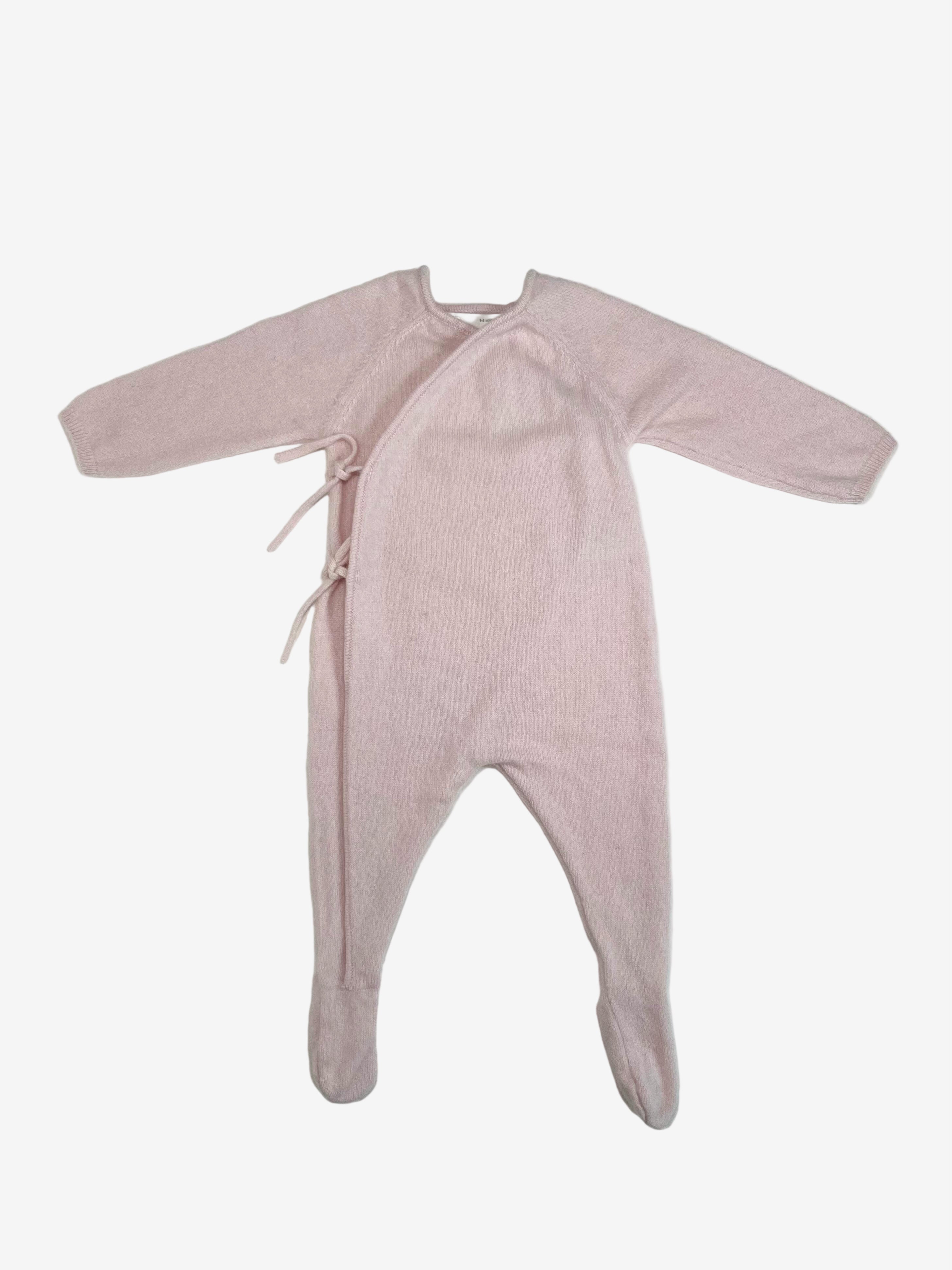 Zara Cashmere Kimono-Style Jumpsuit (6–9 Months)