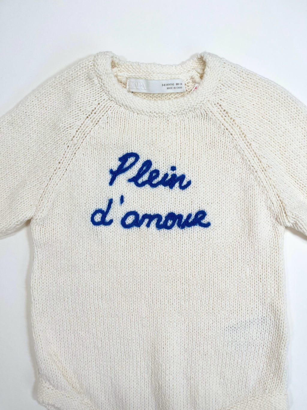 Zara - Sweater Onesie (Size 3–6 months)