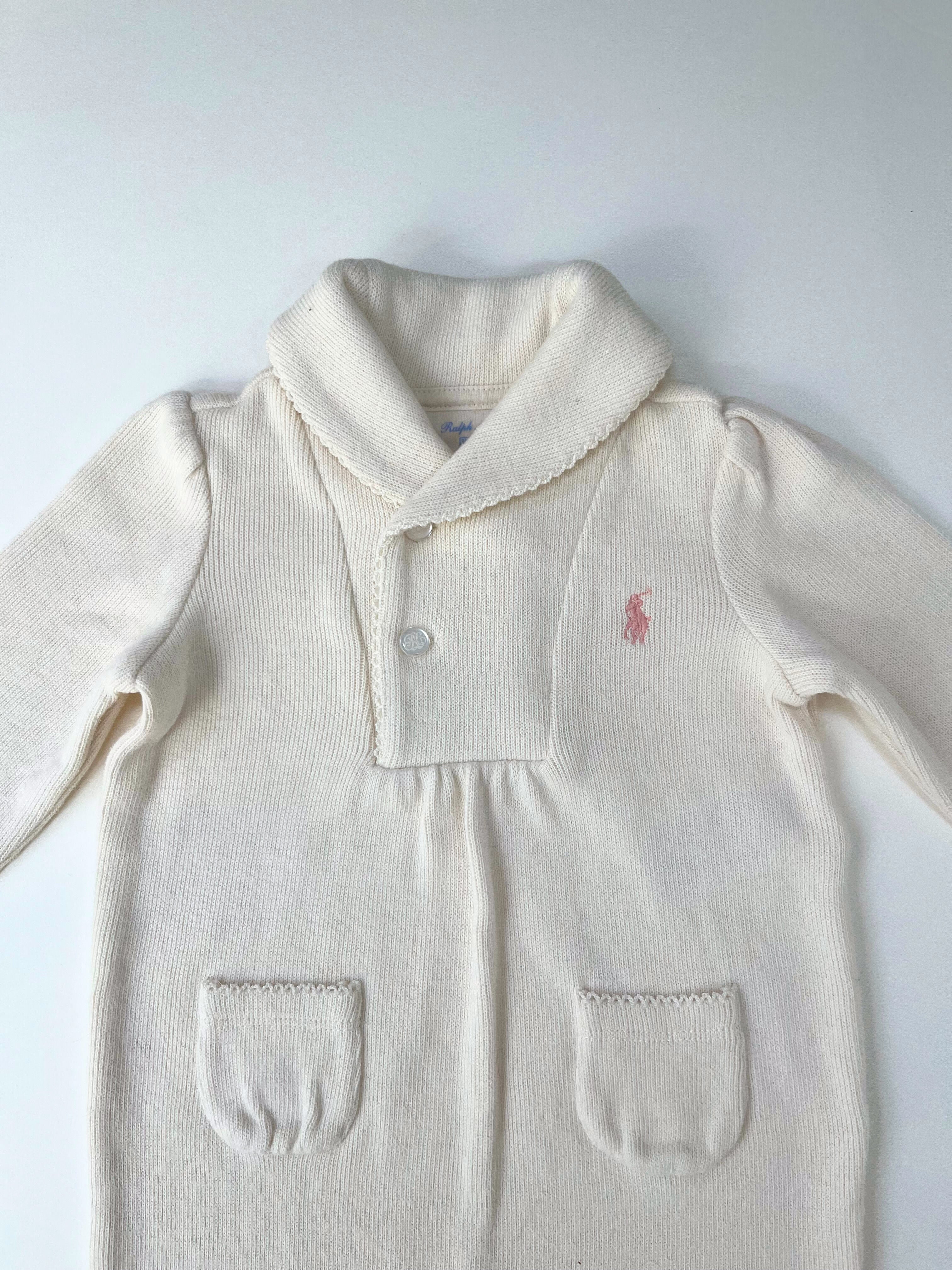Ralph Lauren – Knitted Romper (Size 9 months)