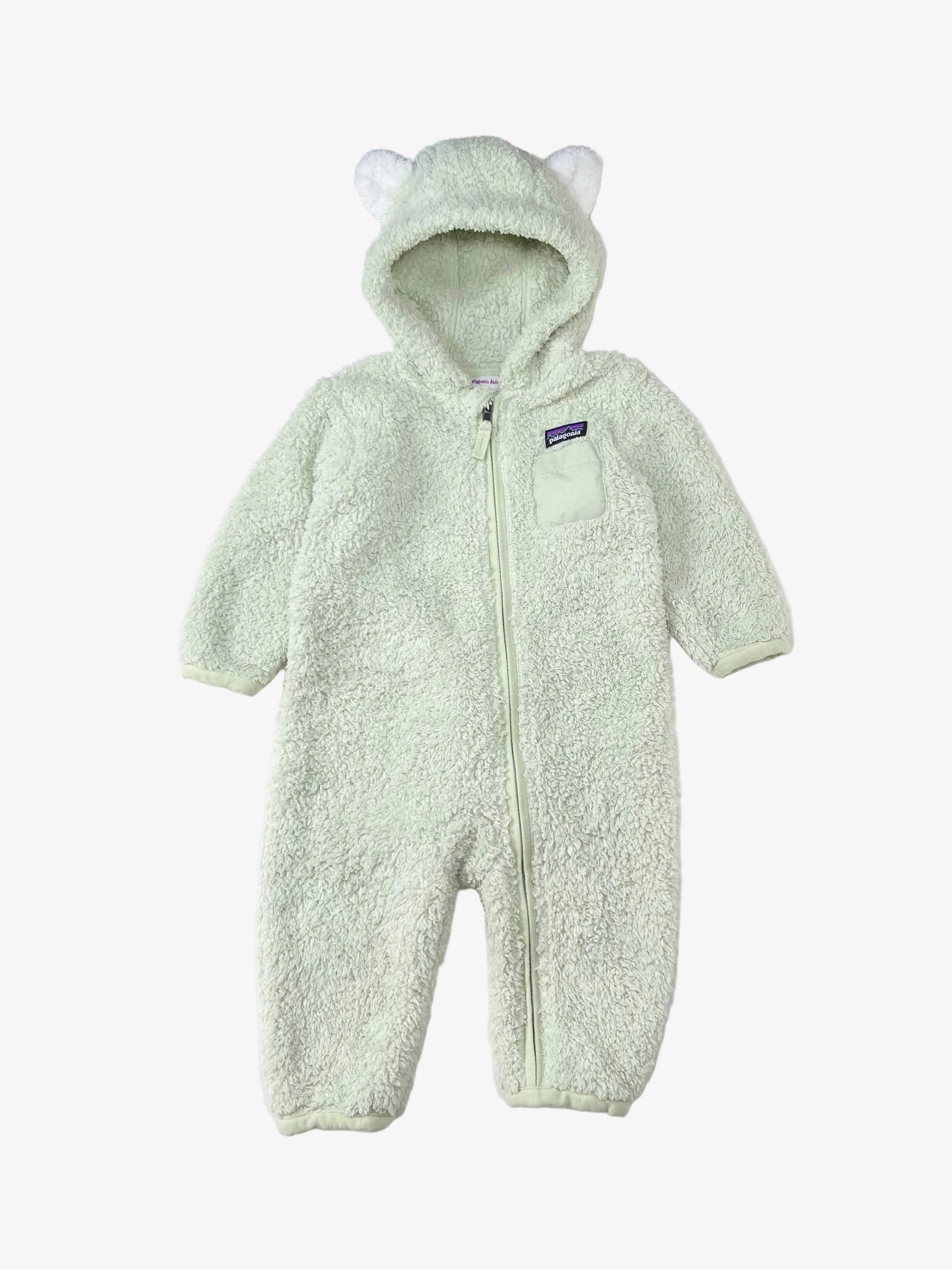Patagonia – Baby Furry Friends Fleece Bunting (Size 6–12 months)