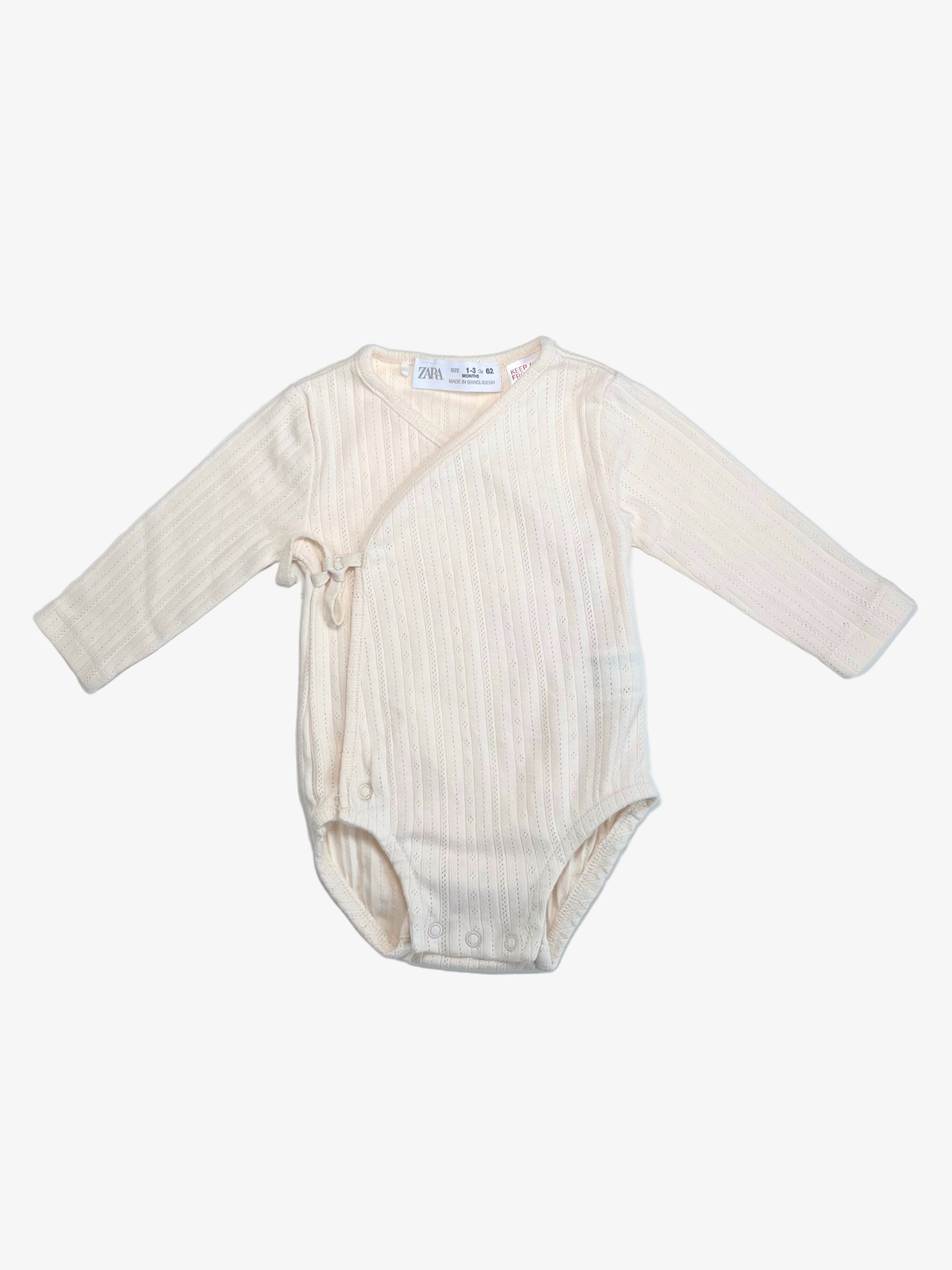 Zara - Kimono-Style Onesie (1–3 Months)