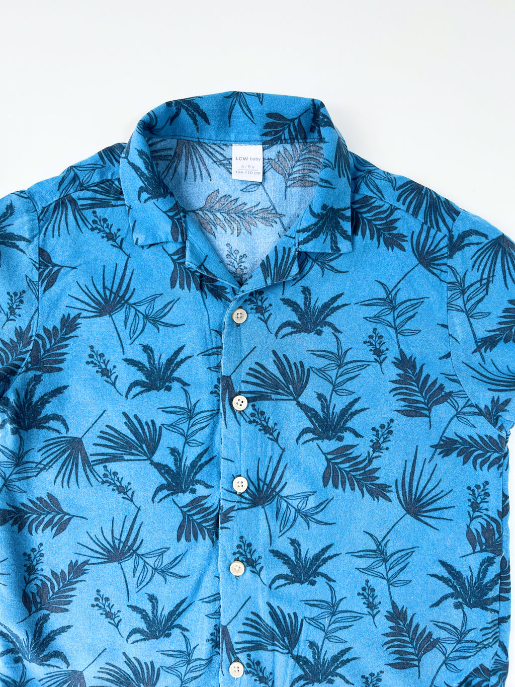 LCW Baby - Floral Button-Up Shirt (Size 4–5 years)