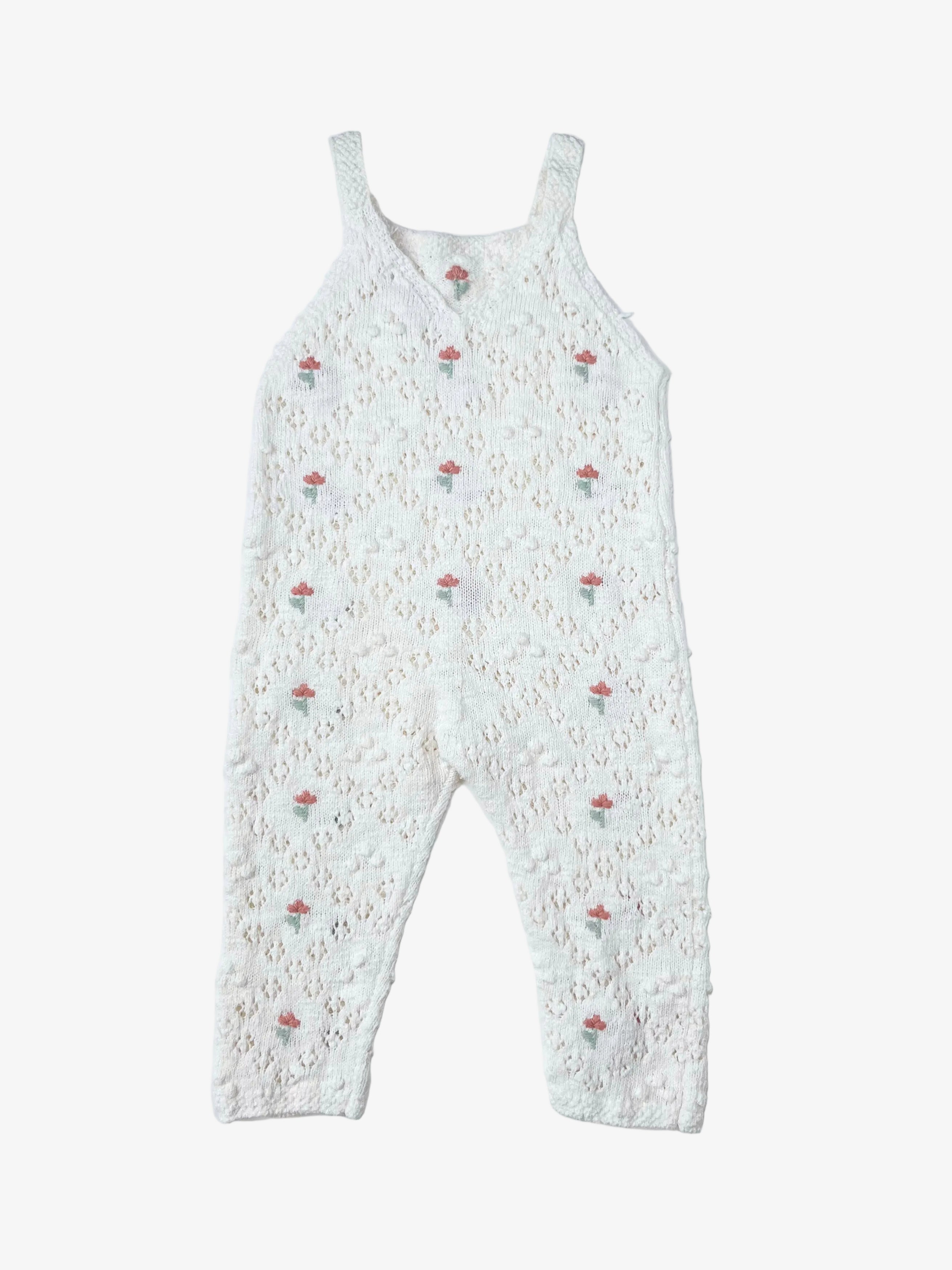 Zara – Knitted Jumpsuit (Size 9–12 months)