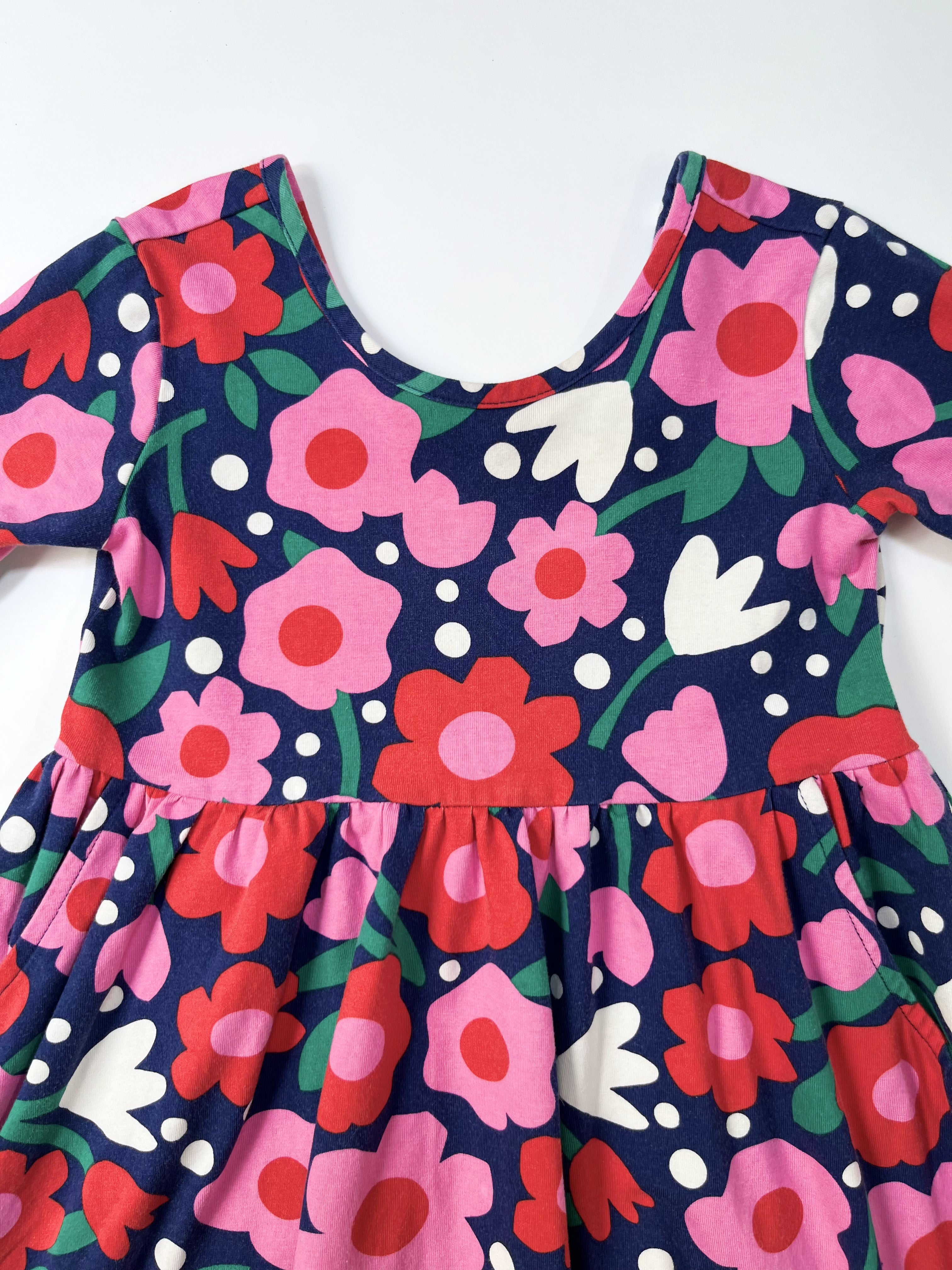 Hanna Andersson – Dress with Pockets (Size 6–7 years / 120 cm)