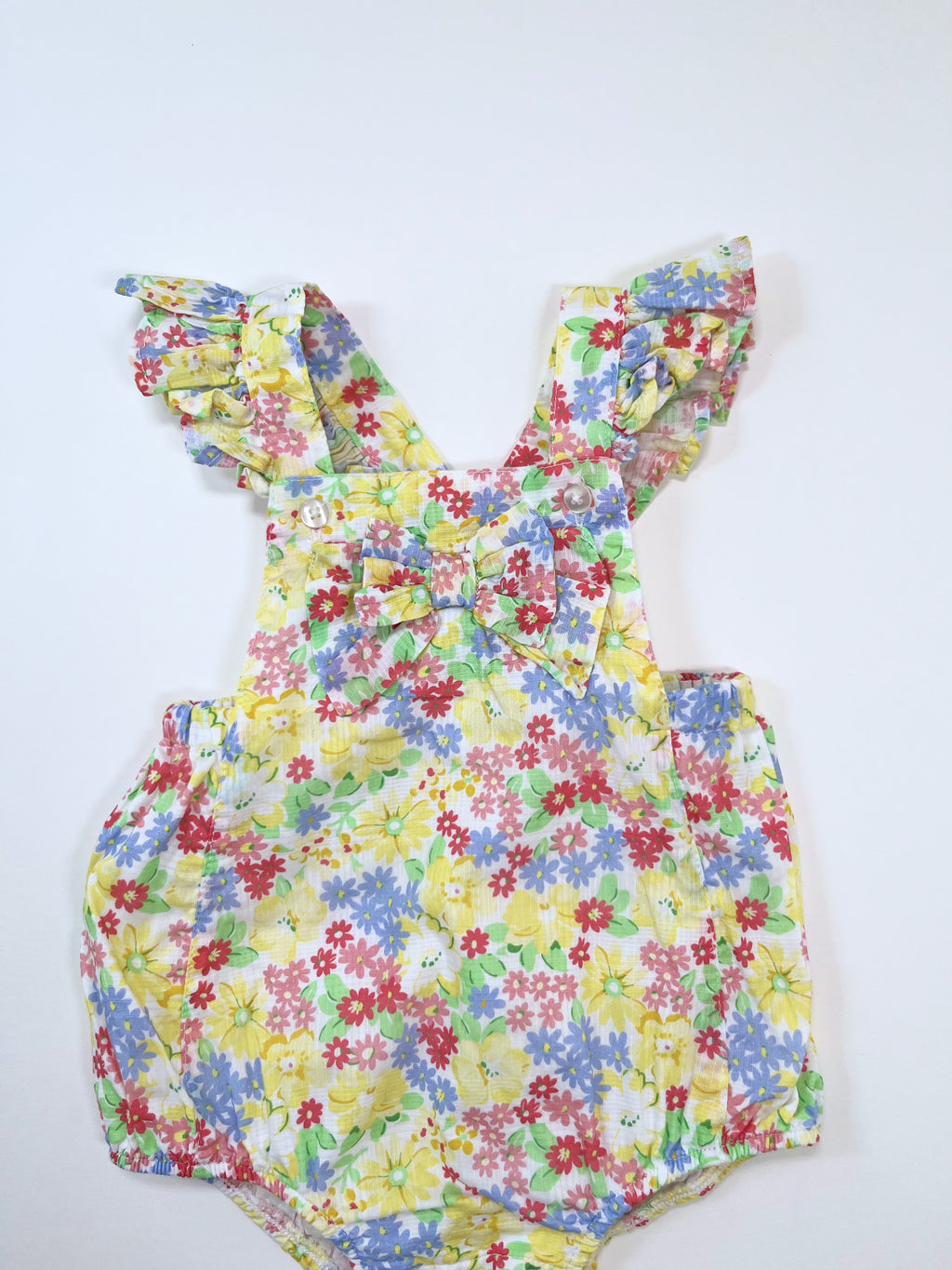 Little Me – Romper with Adjustable Straps (Size 3–6 months)