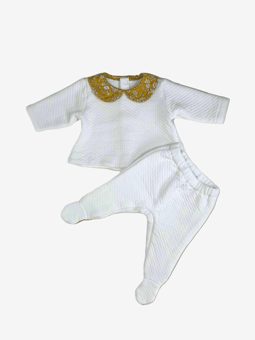 Jacadi – Padded Top & Pants Set (3 Months, Runs Small)