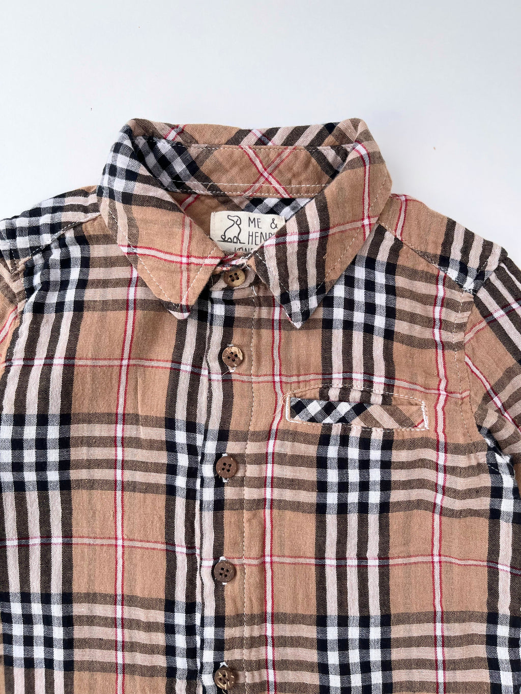 Me & Henry London – Shirt (Size 4–5 years, runs small)