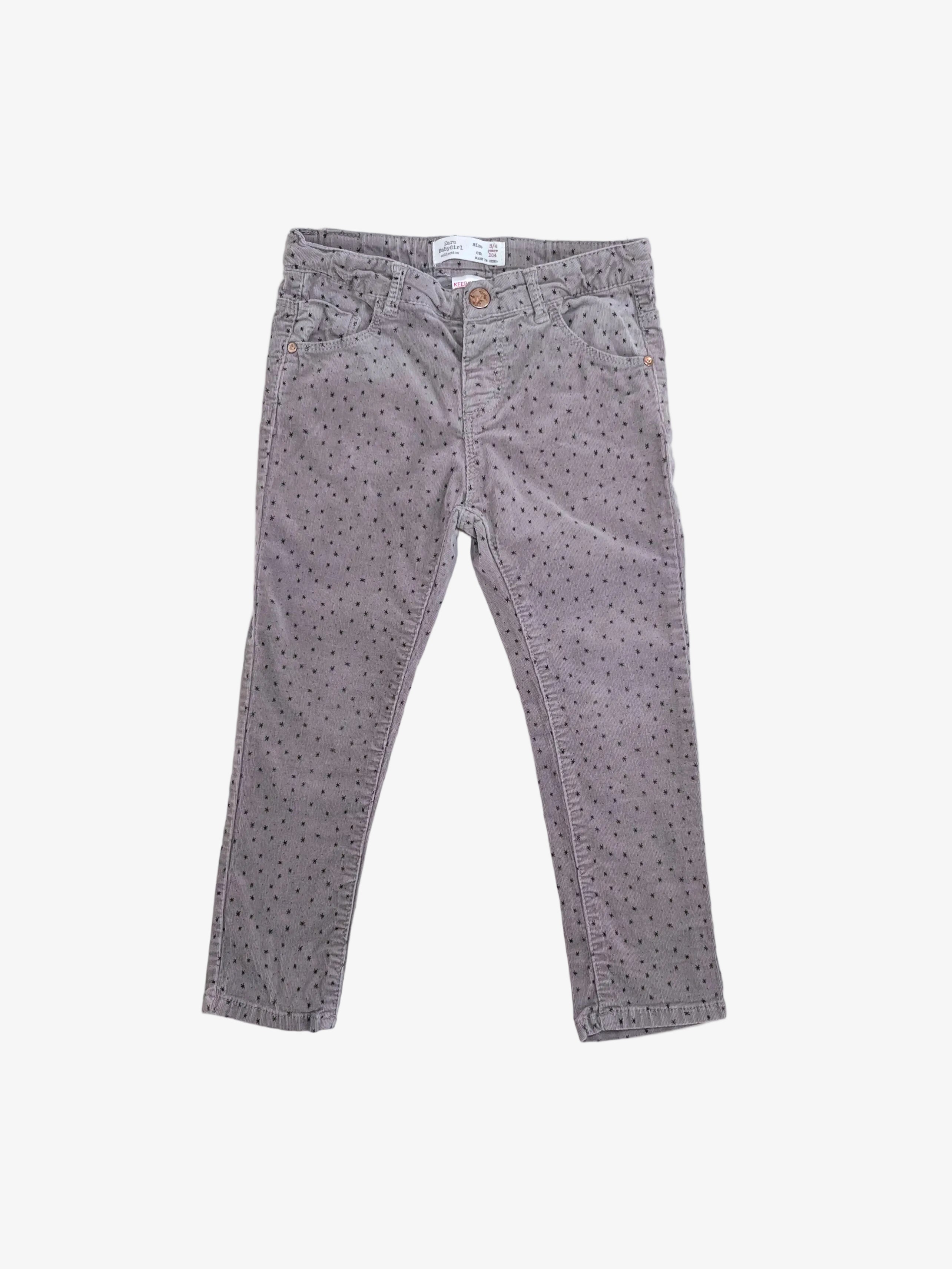 Zara – Skinny Corduroy Jeans (Size 3–4 years)