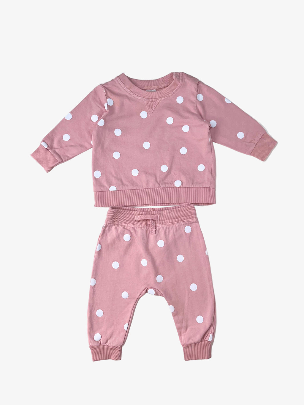 H&M – Sweatshirt & Pants Set (Size 3–6 months)
