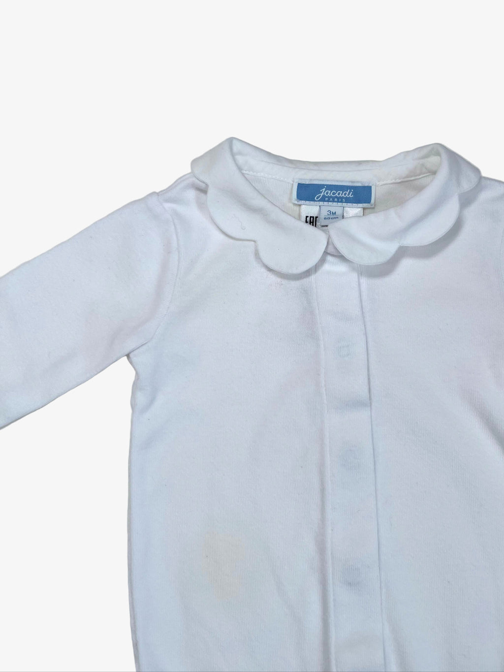 Jacadi – Onesie with Scalloped Collar (3-6 Months, runs small)