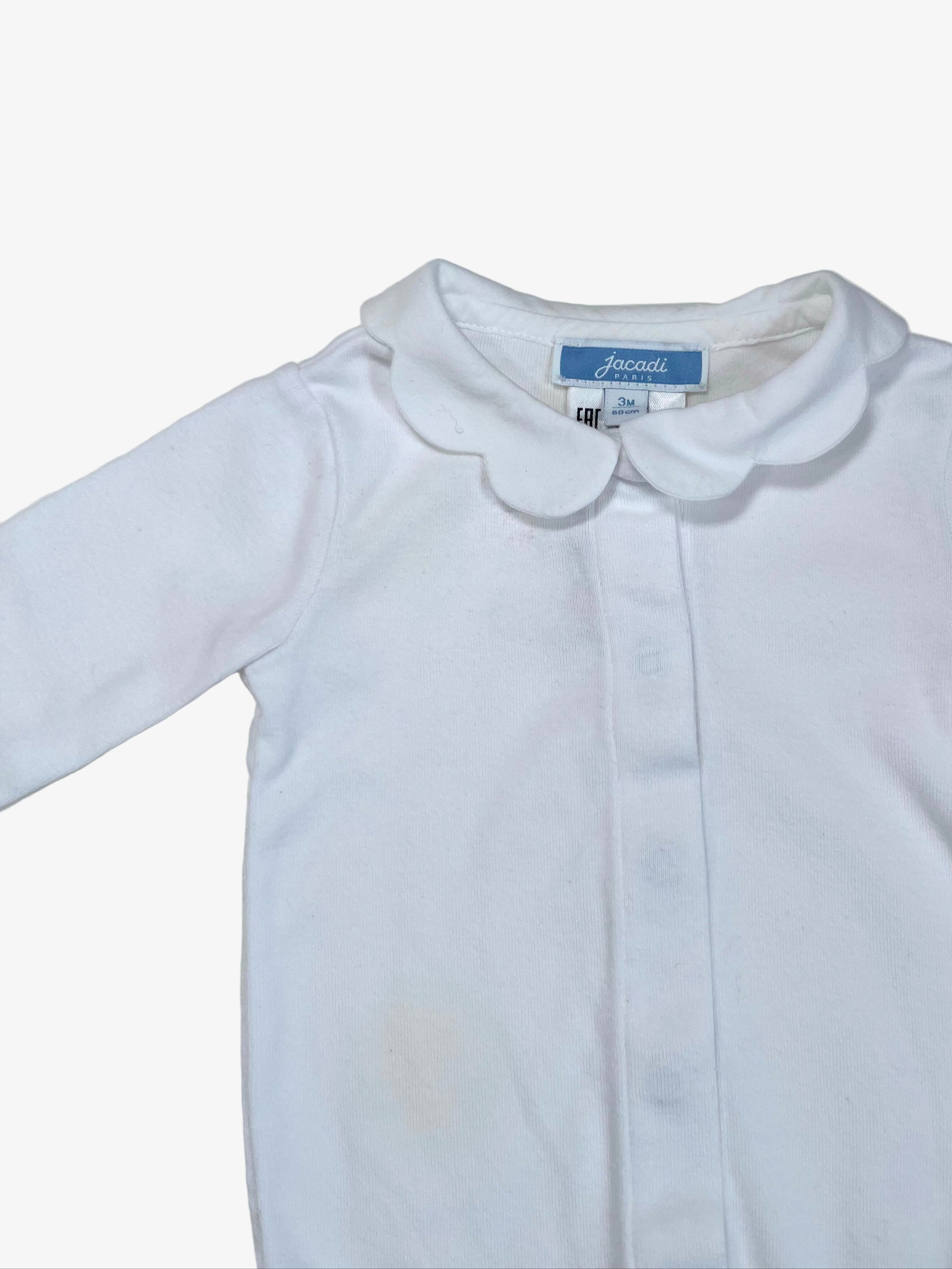 Jacadi – Onesie with Scalloped Collar (3-6 Months, runs small)