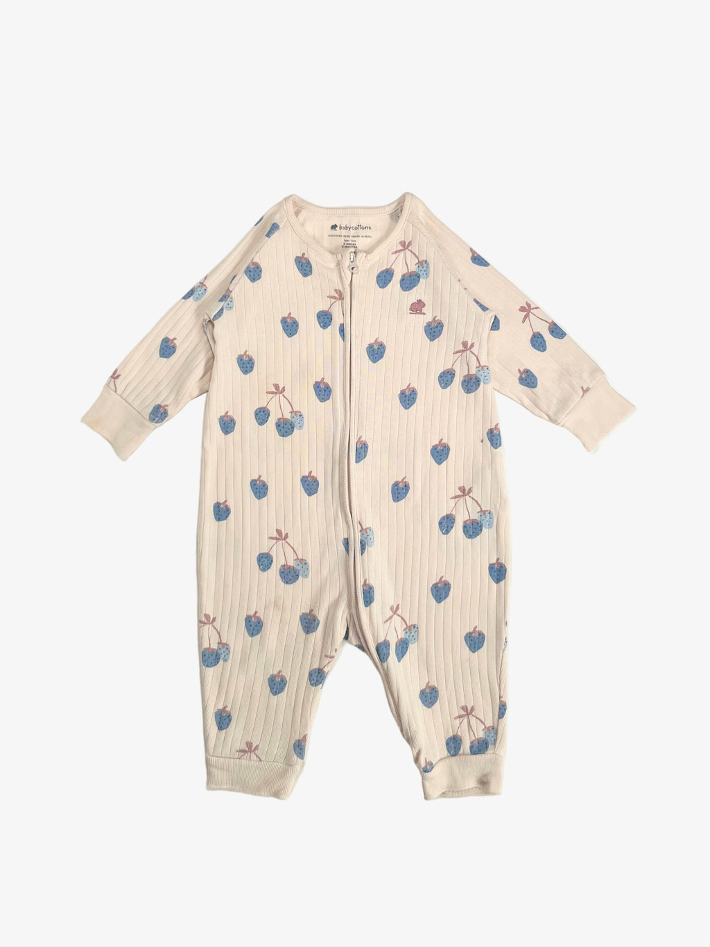 Baby Cottons – Romper with Zipper (Size 6 Months)