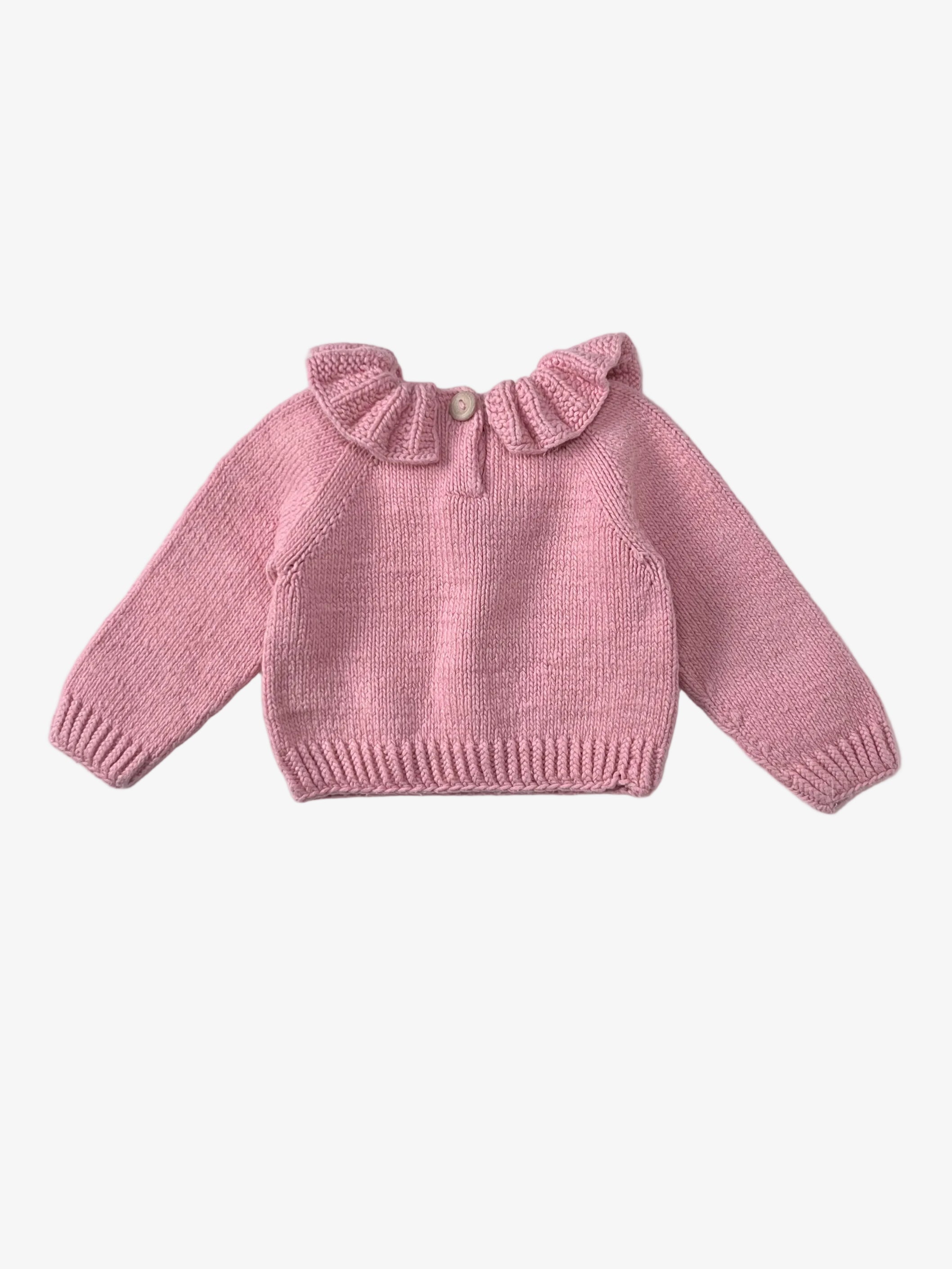 Kalinka – Handknit Sweater (Size 6–12 months)