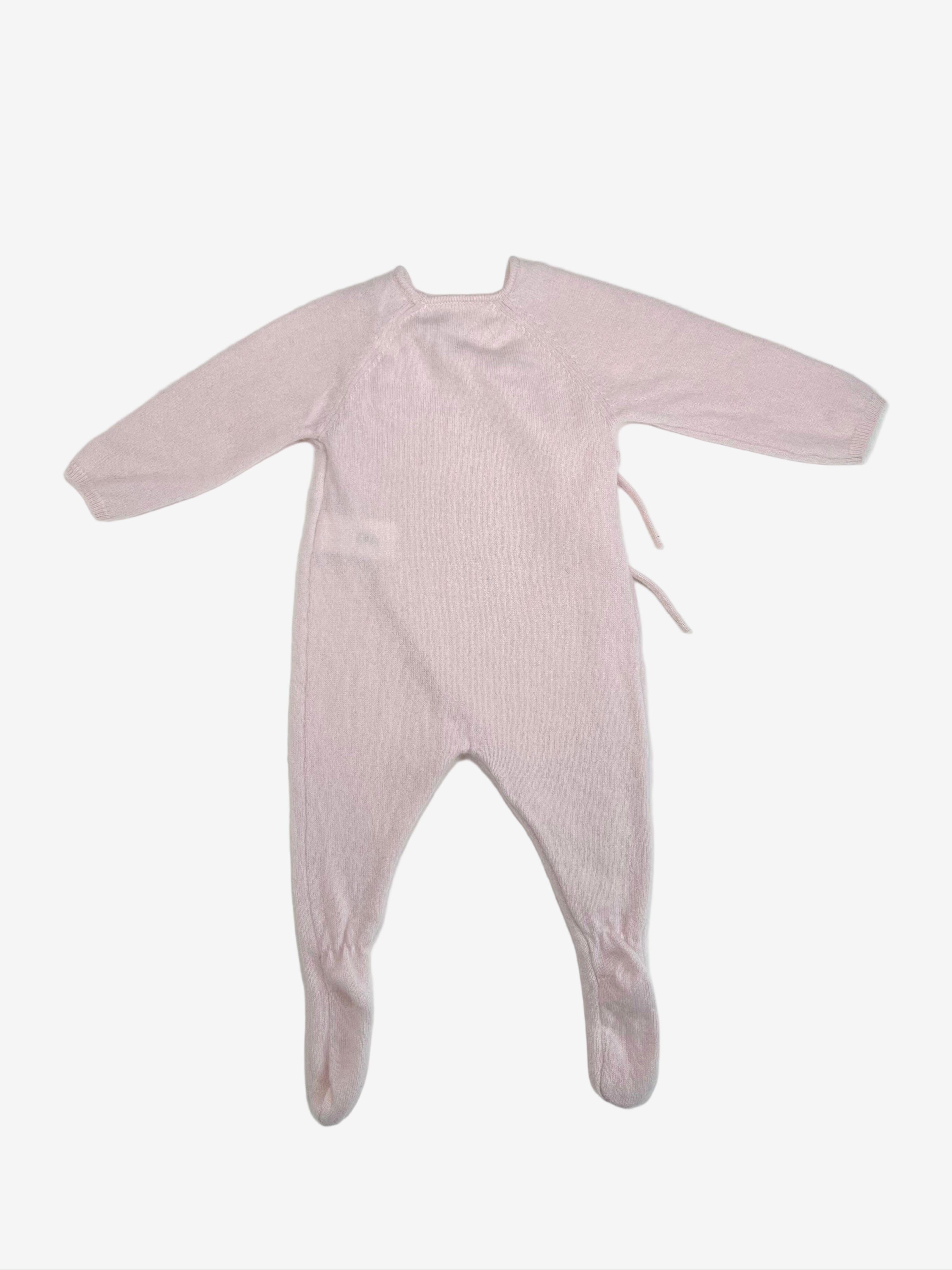 Zara Cashmere Kimono-Style Jumpsuit (6–9 Months)