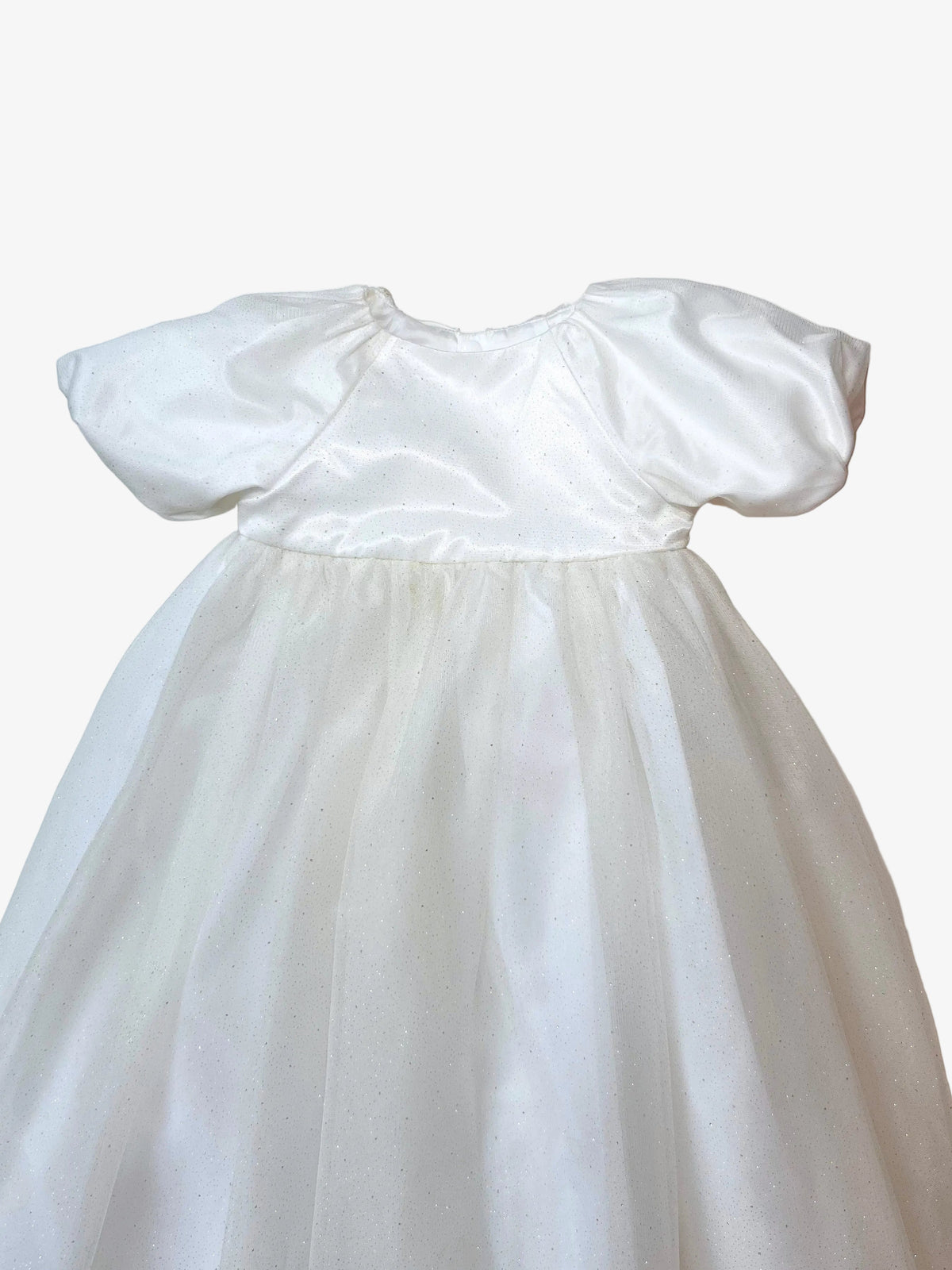 Jacadi – Satin & Sequined Tulle Princess Dress with Cape (Size 3–5 years / 96–110 cm)