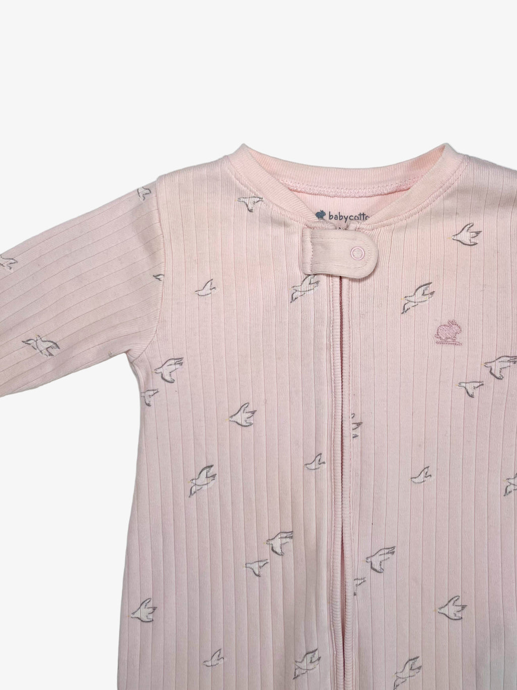 Baby Cottons – Footies with Zipper (Size 3 Months)