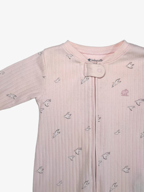 Baby Cottons – Footies with Zipper (Size 3 Months)