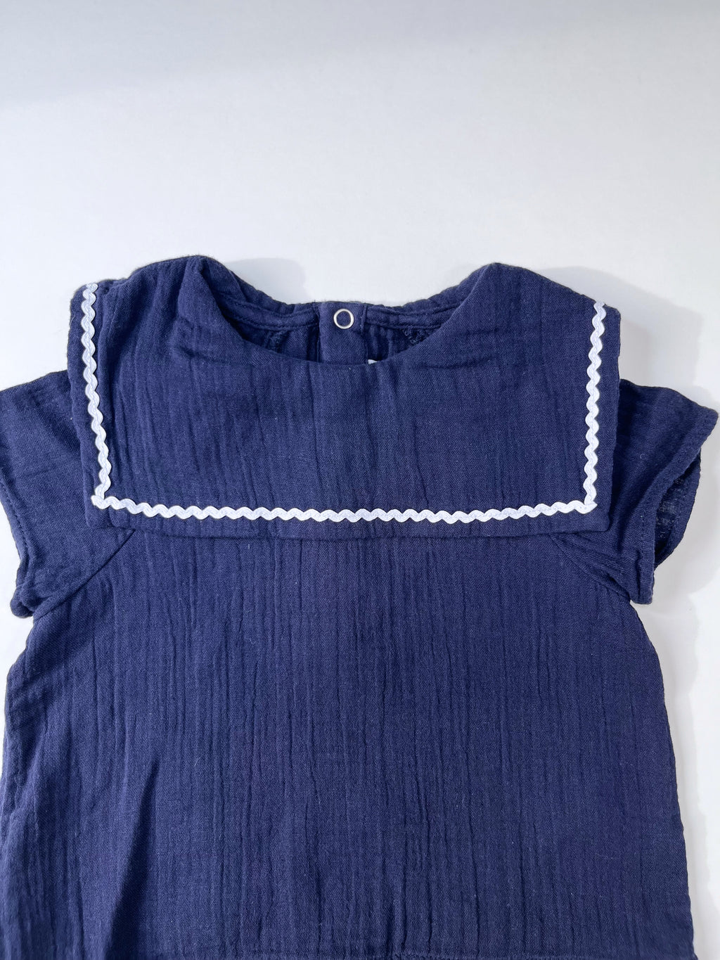 Petit Bateau – Muslin Top & Shorts Set (Size 12 months / 74 cm)