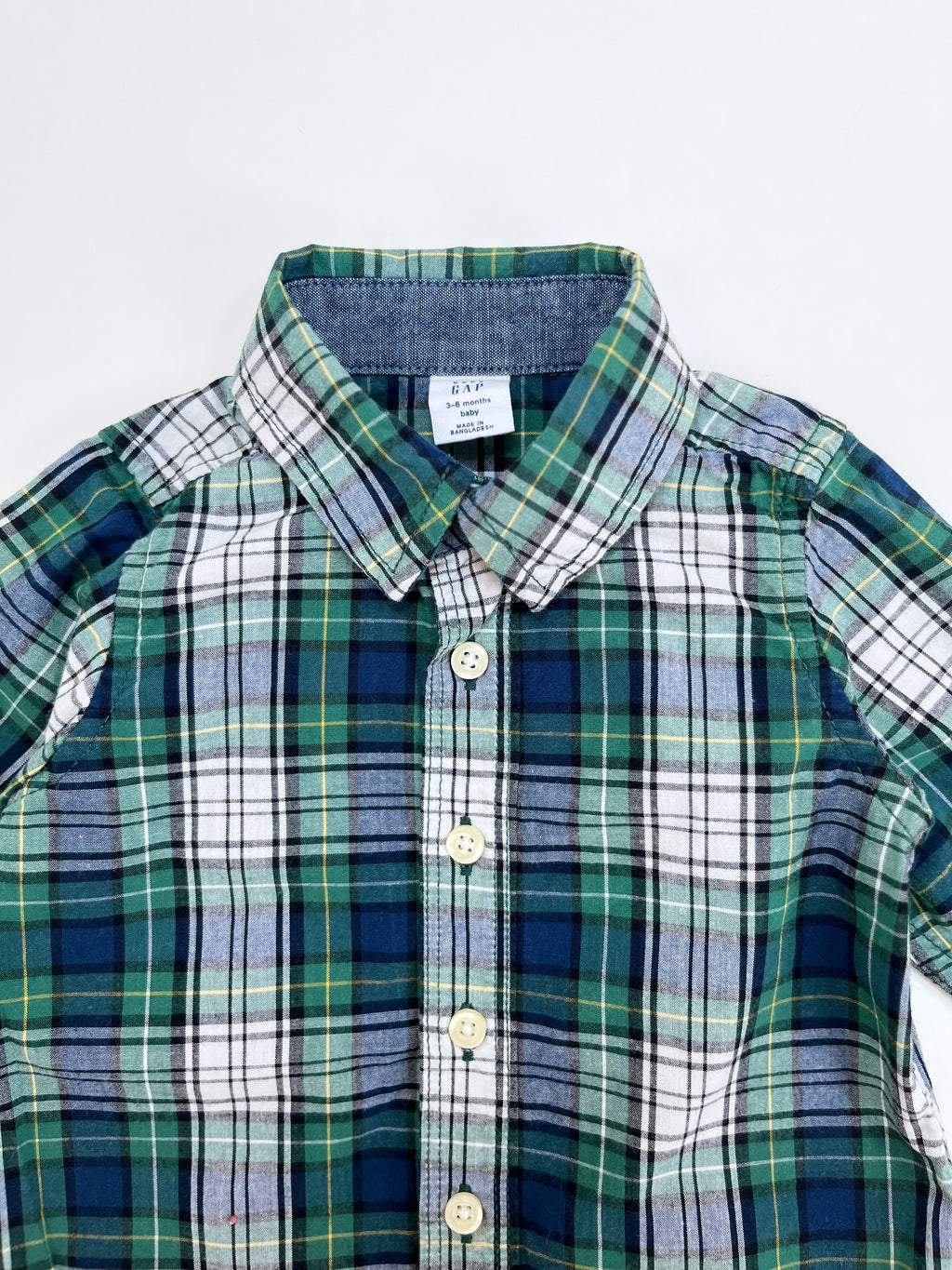 GAP – Button-Down Shirt (Size 3–6 months)
