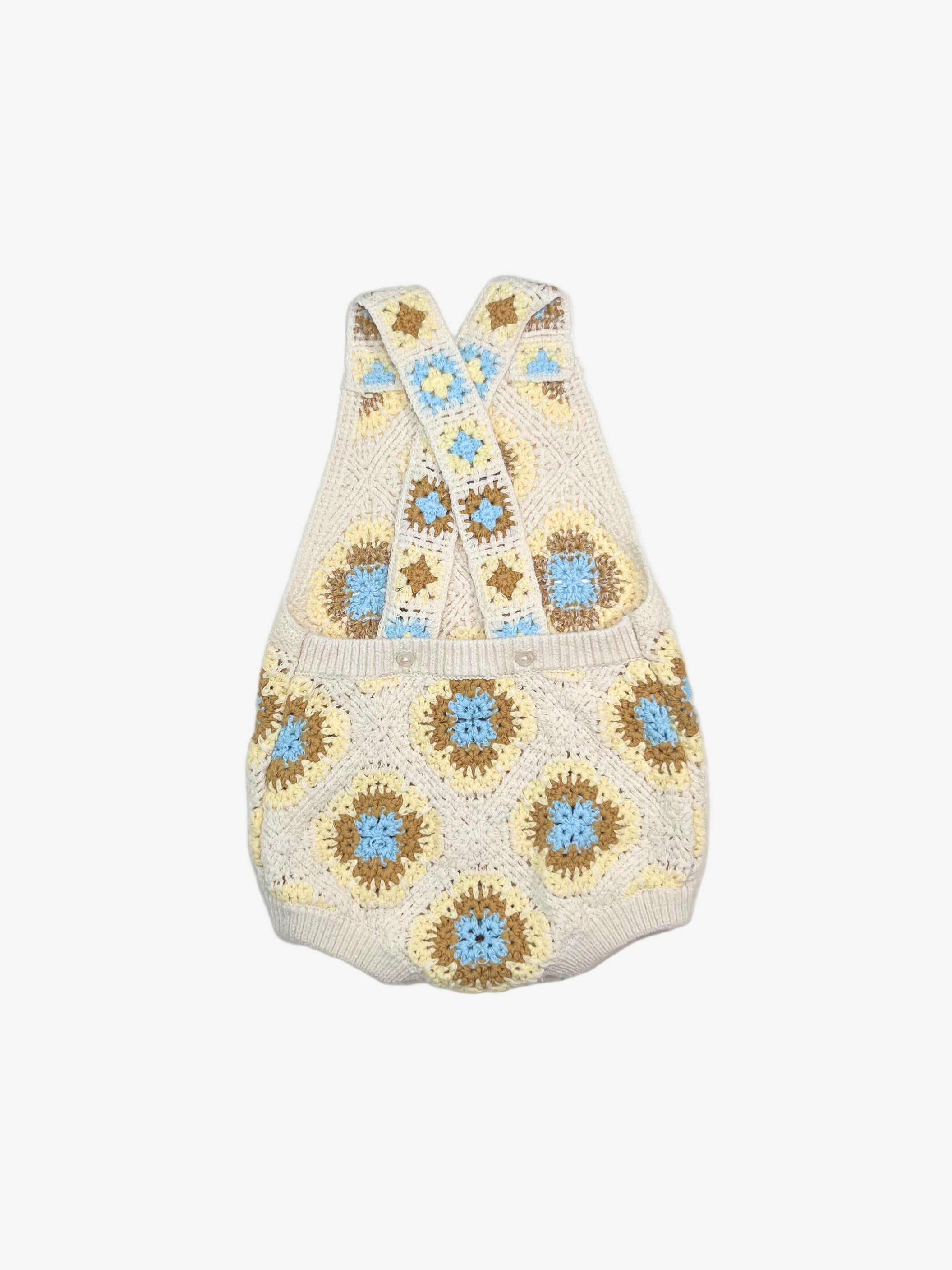 Zara – Crochet Overall (Size 6–12 months)