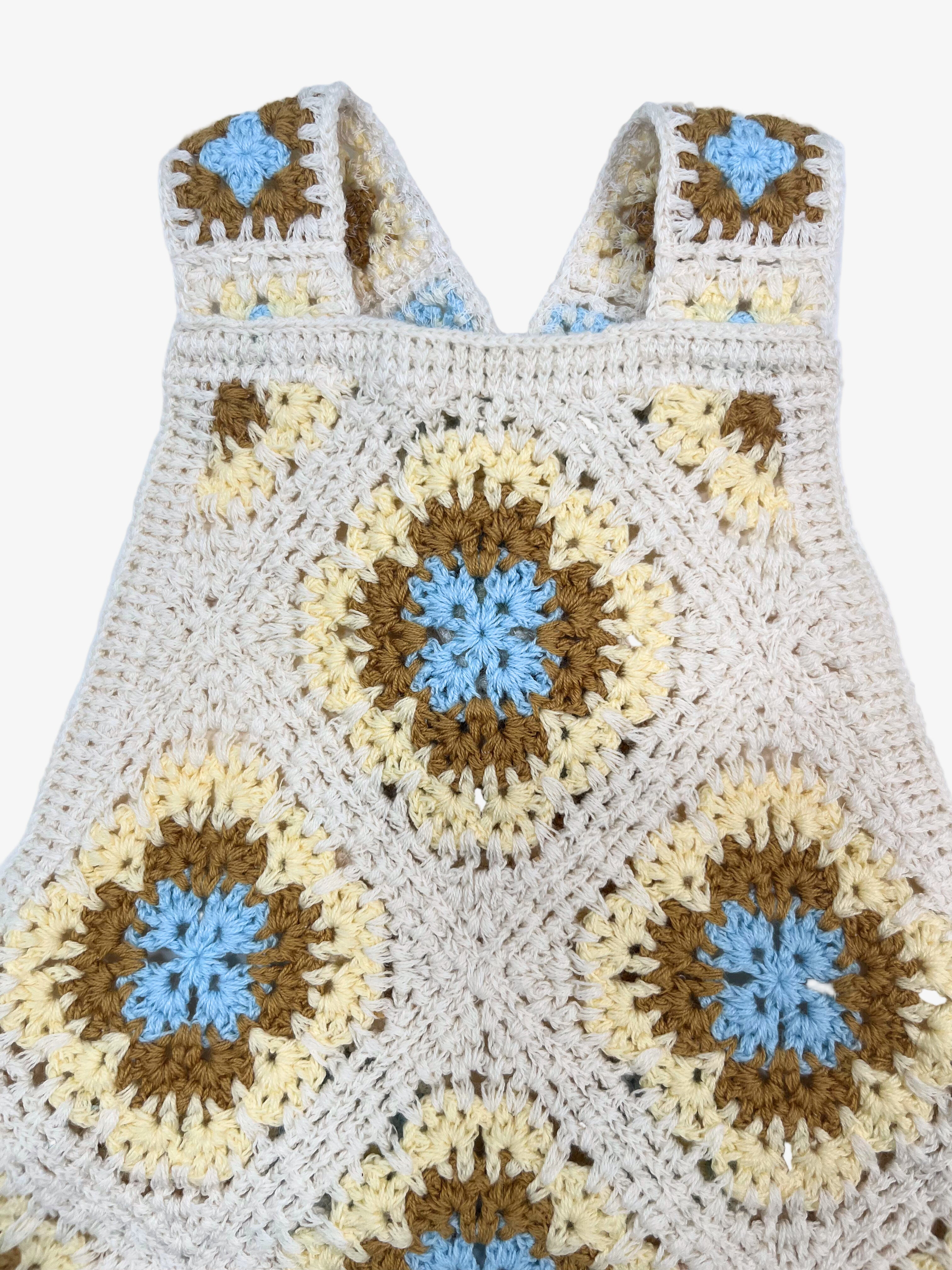 Zara – Crochet Overall (Size 6–12 months)