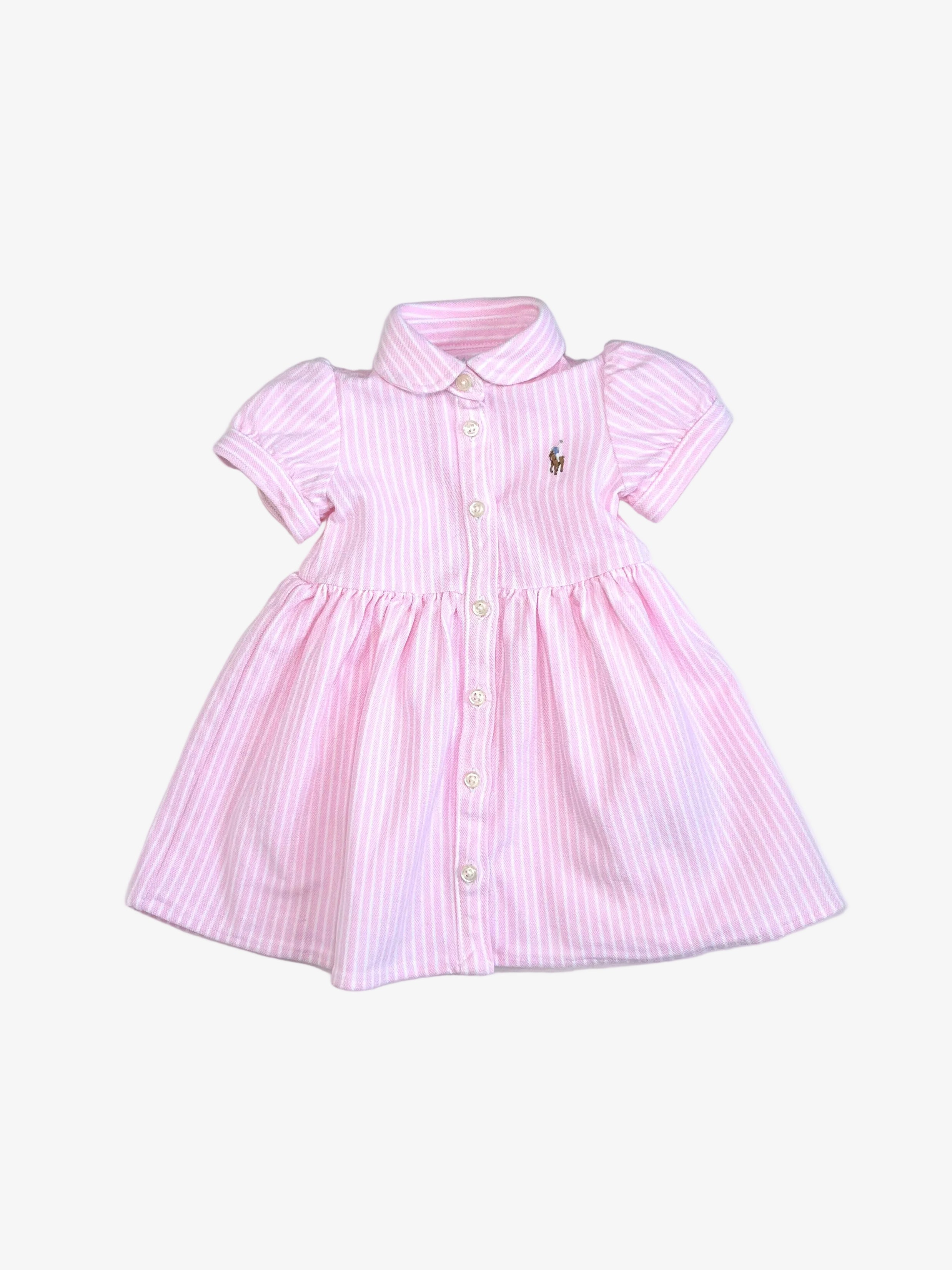 Ralph Lauren – Dress with Puff Sleeves (Size 6 months)