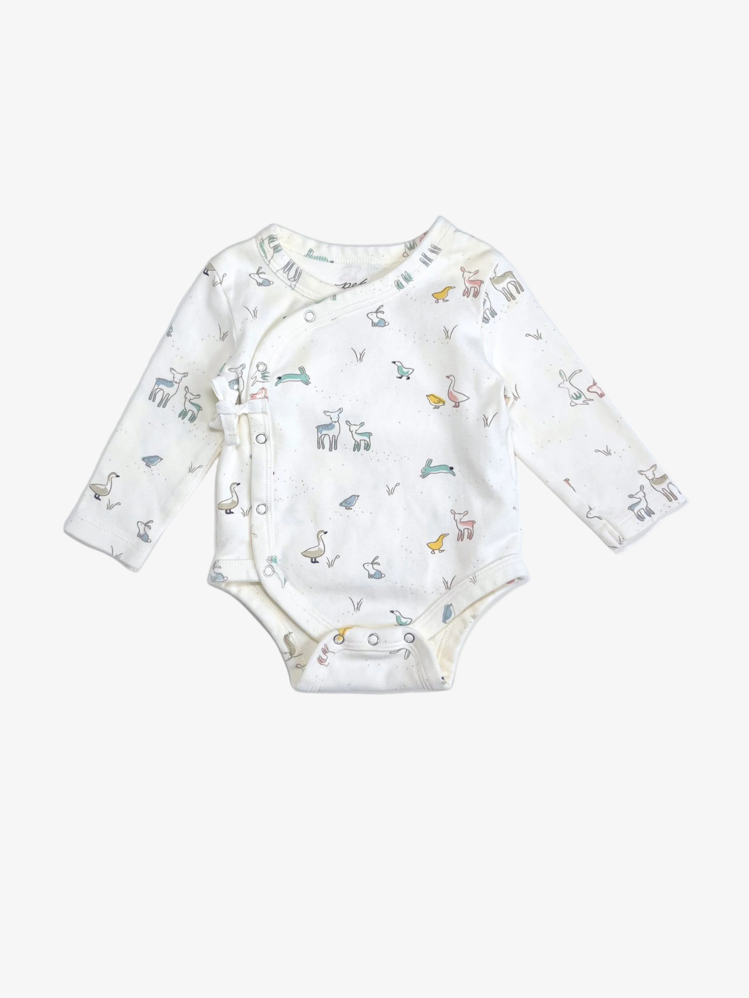 Pehr – Kimono-Style Onesie (Size 0–3 months)