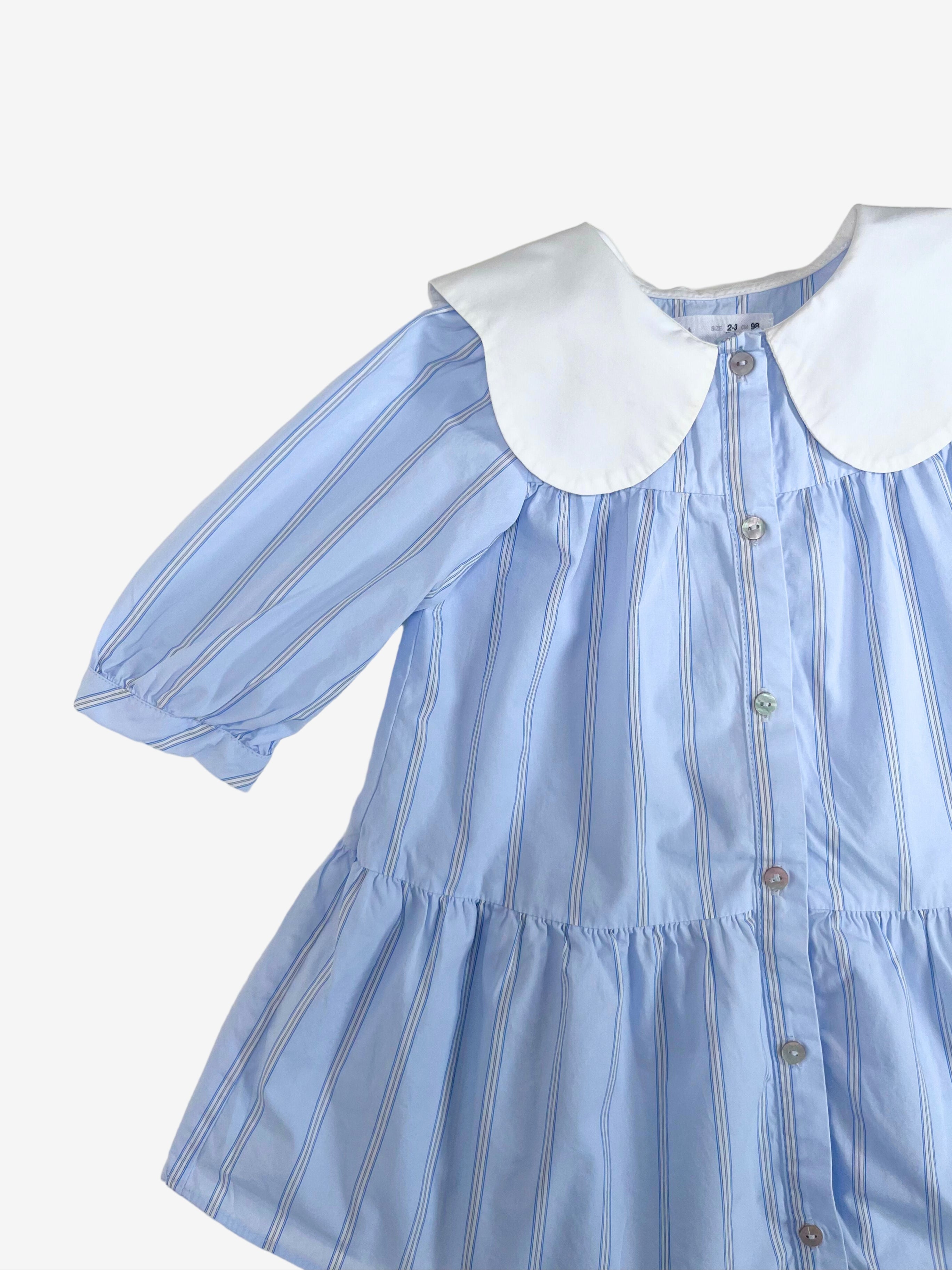 Zara Cotton Poplin Dress – 2–3 Years