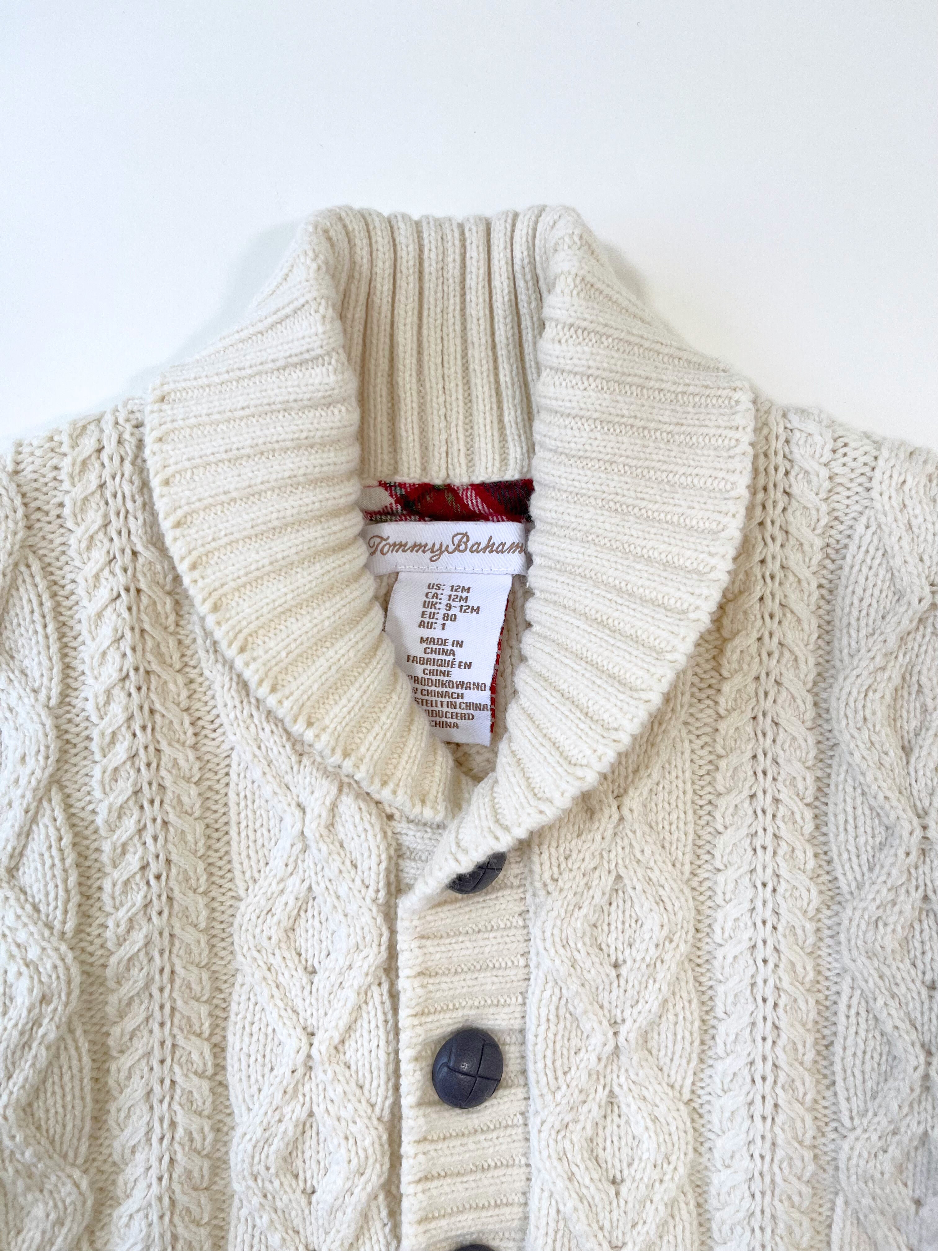 Tommy Bahama – Cable Knit Cardigan (Size 12 months)