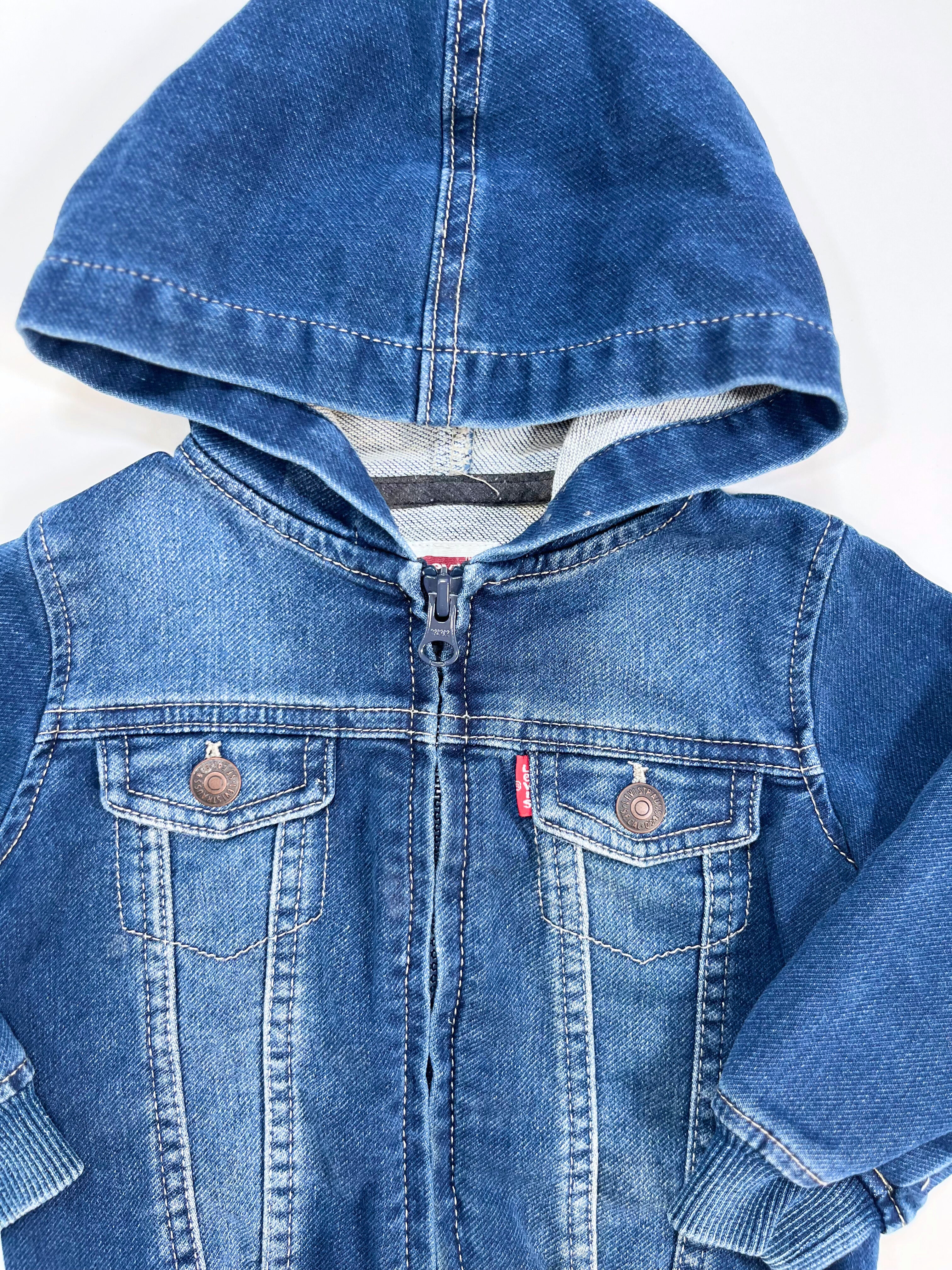 Levi’s – Denim Jacket with Hood (Size 12 months)
