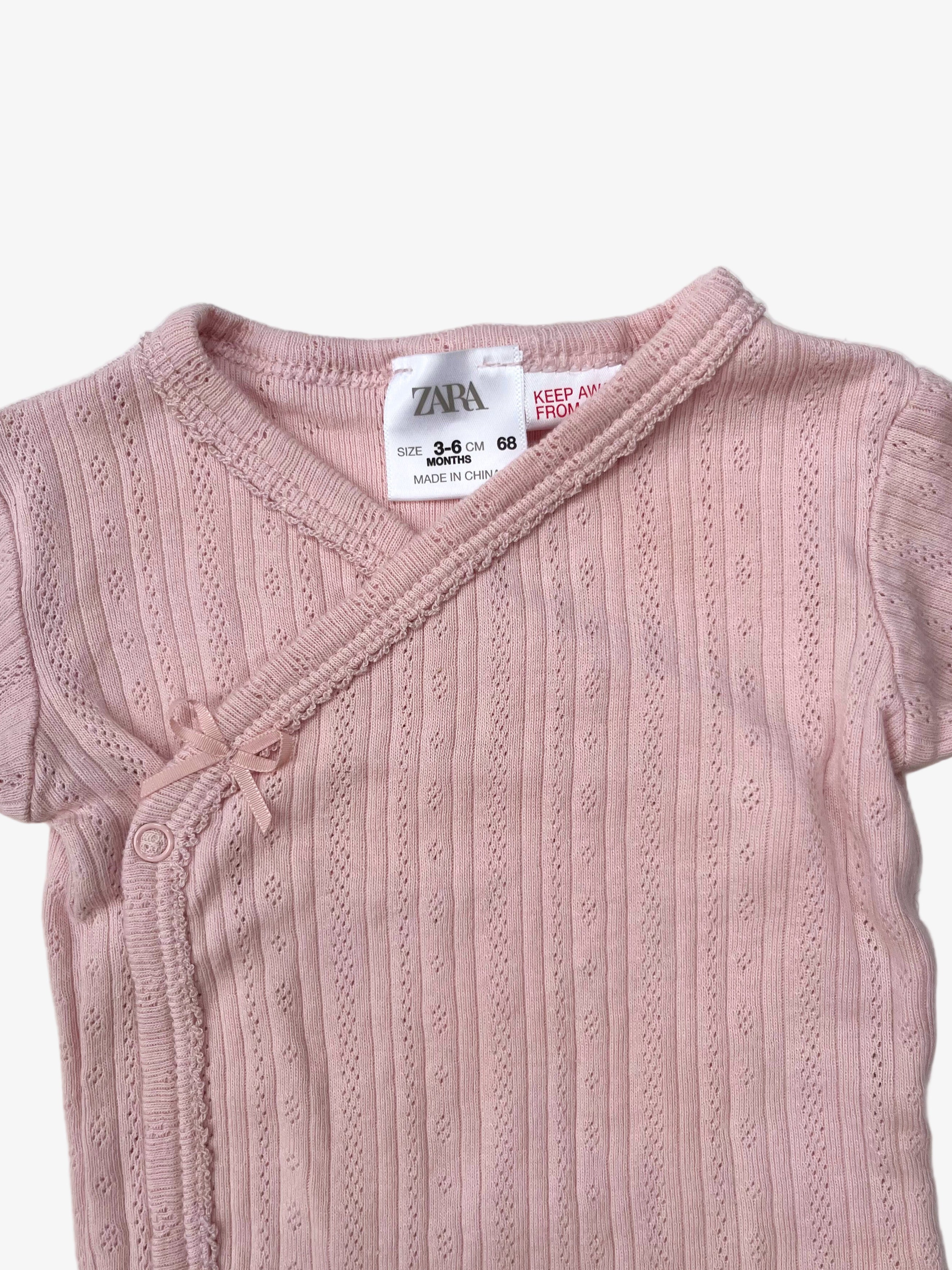 Zara - Kimono-Style Onesie (3-6 Months)