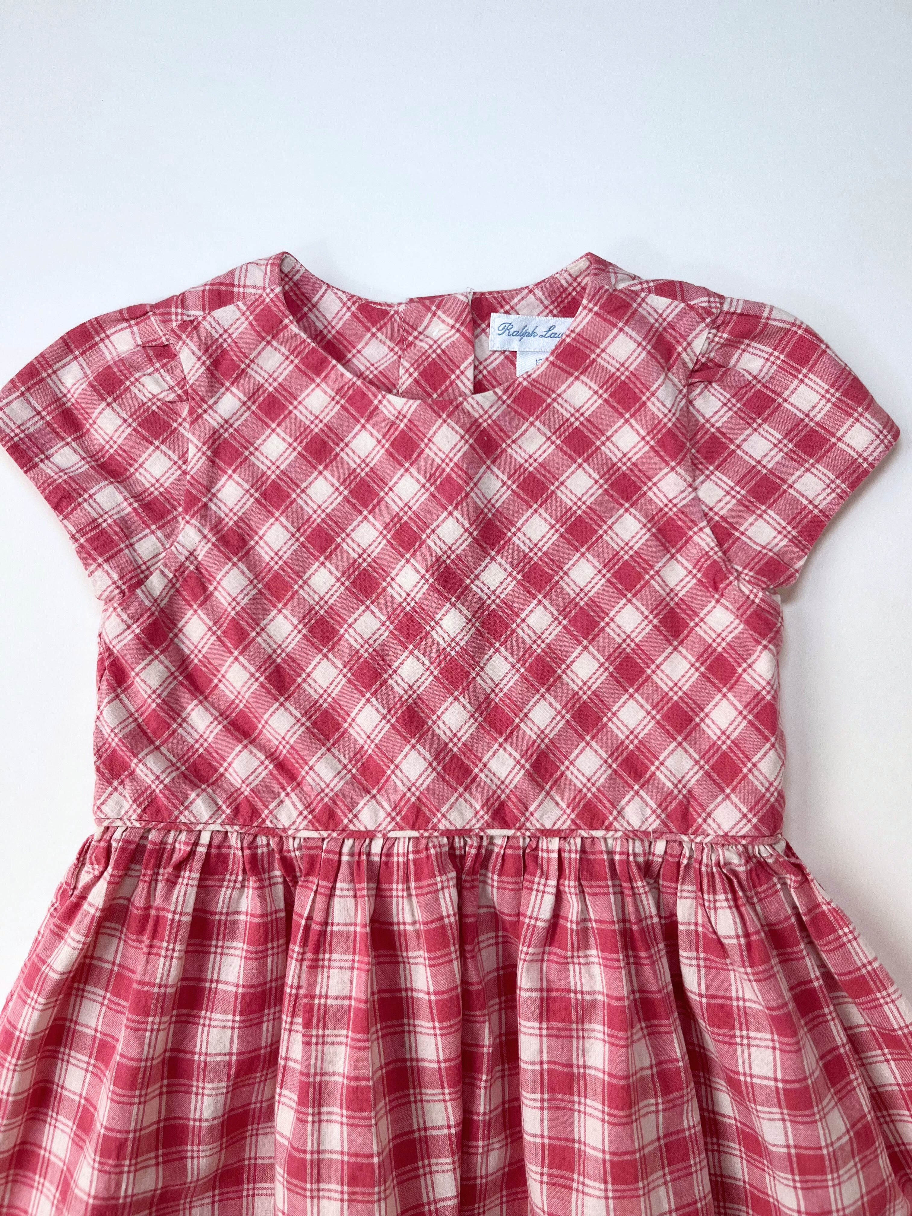 Ralph Lauren – Plaid Dress with Bloomers (Size 18 months)