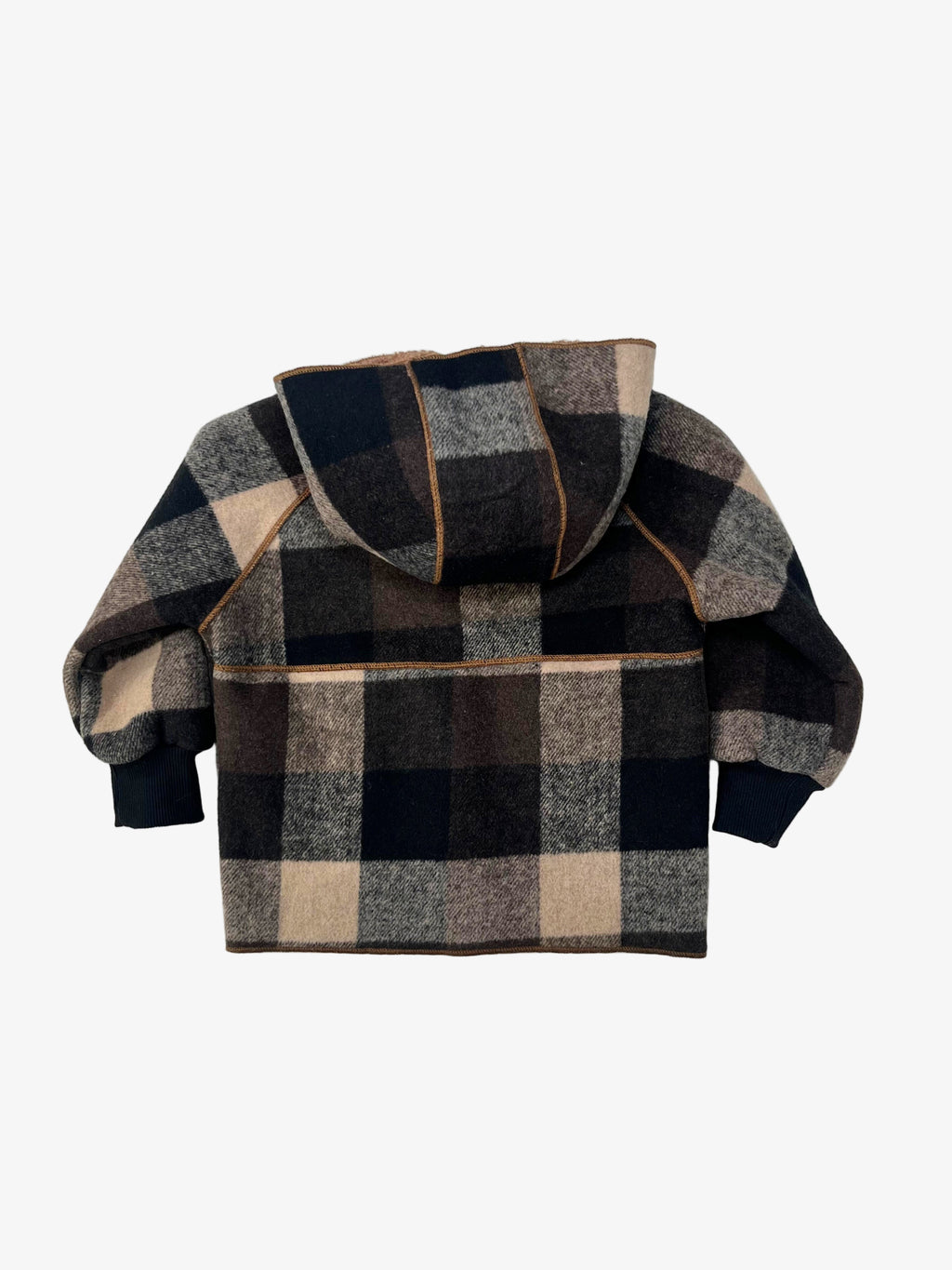 Plaid Jacket with Hood (Size 2–3 years)