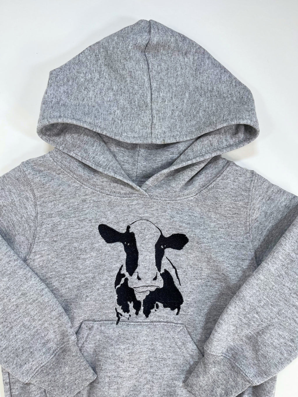 Port & Company – Hoodie with Embroidered Cow (Size 2T)