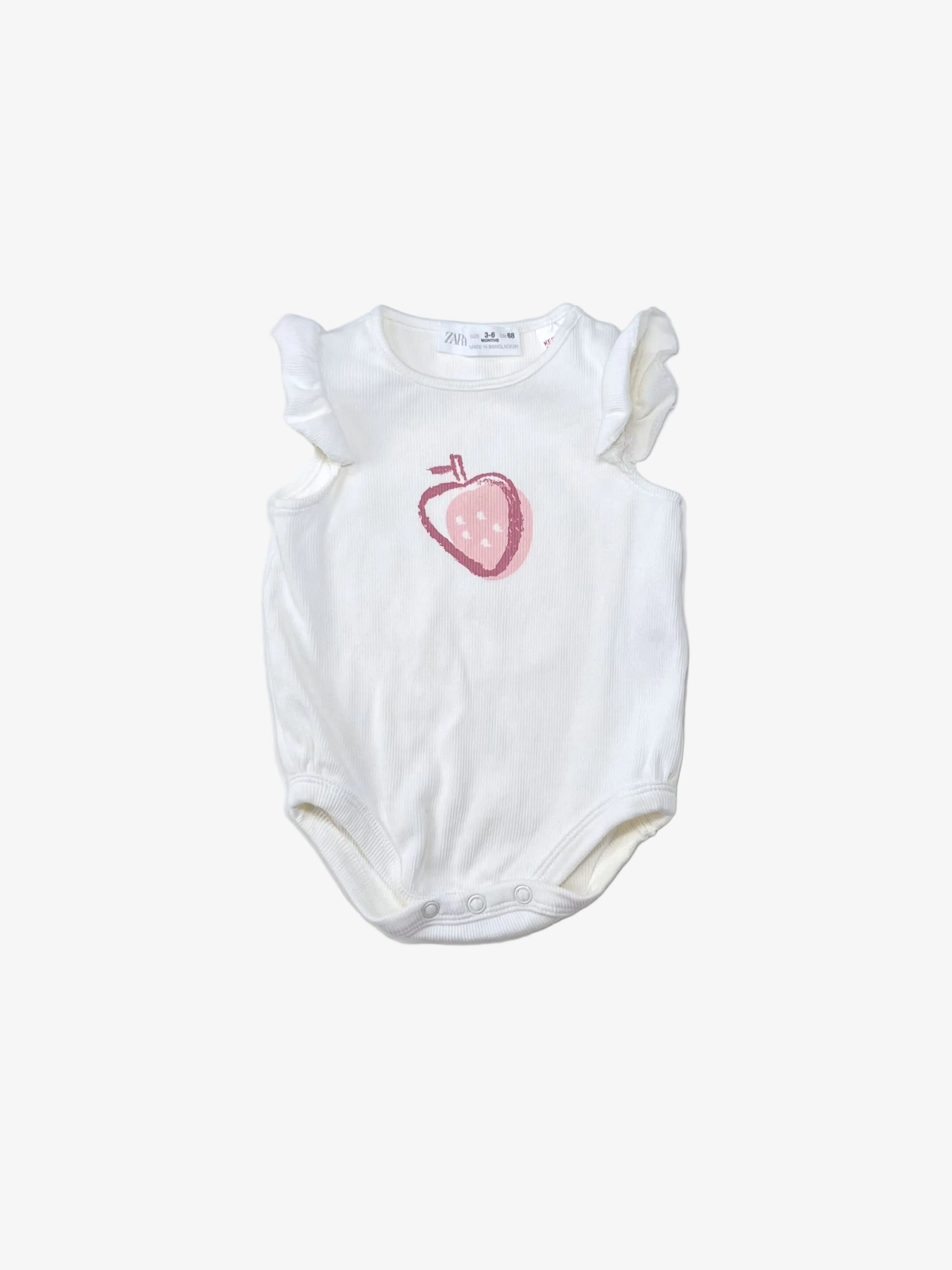 Zara – Sleeveless Onesie (Size 3–6 months)