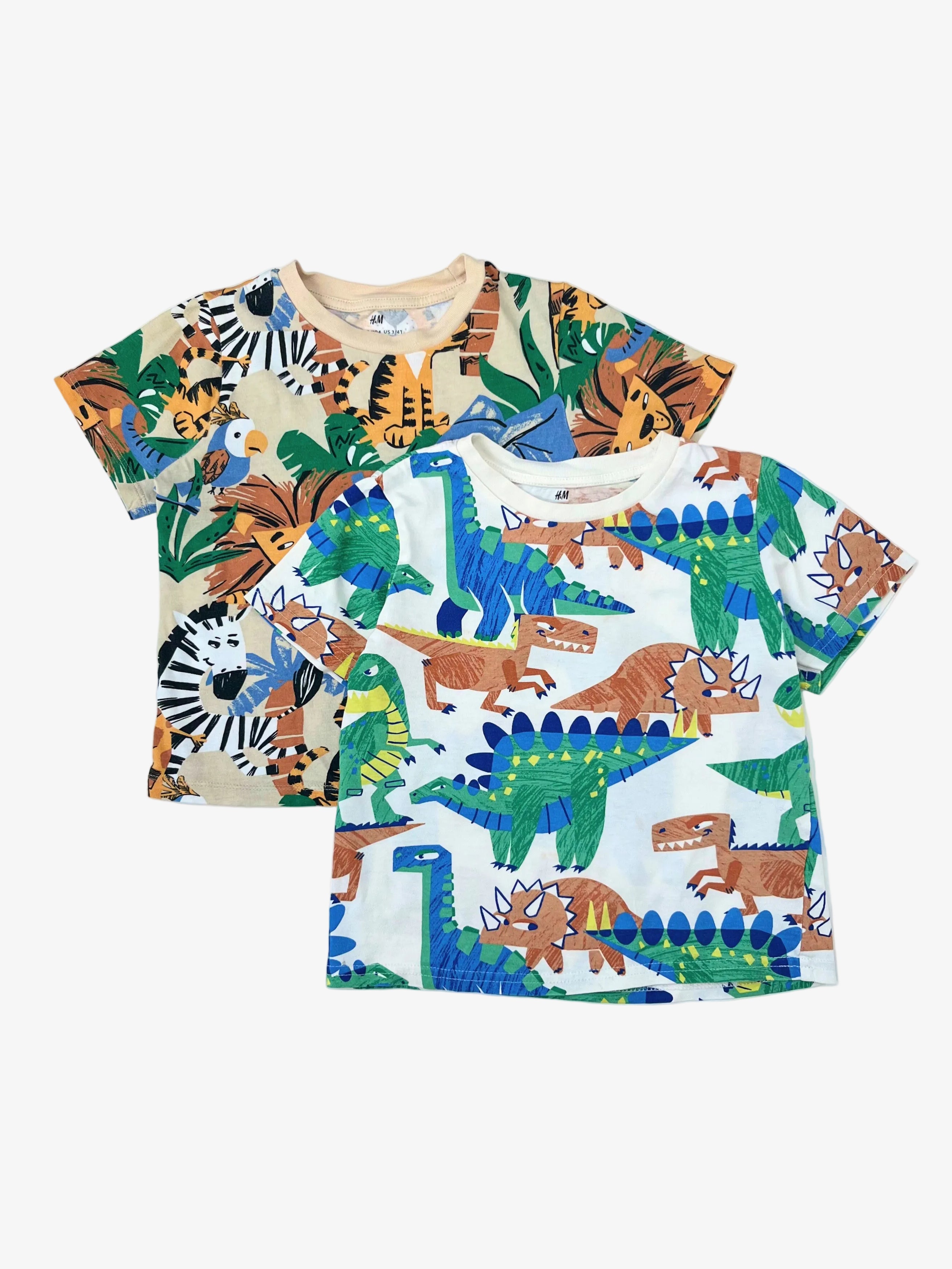 H&M – T-Shirt Set (Set of 2, Size  2–4 years)