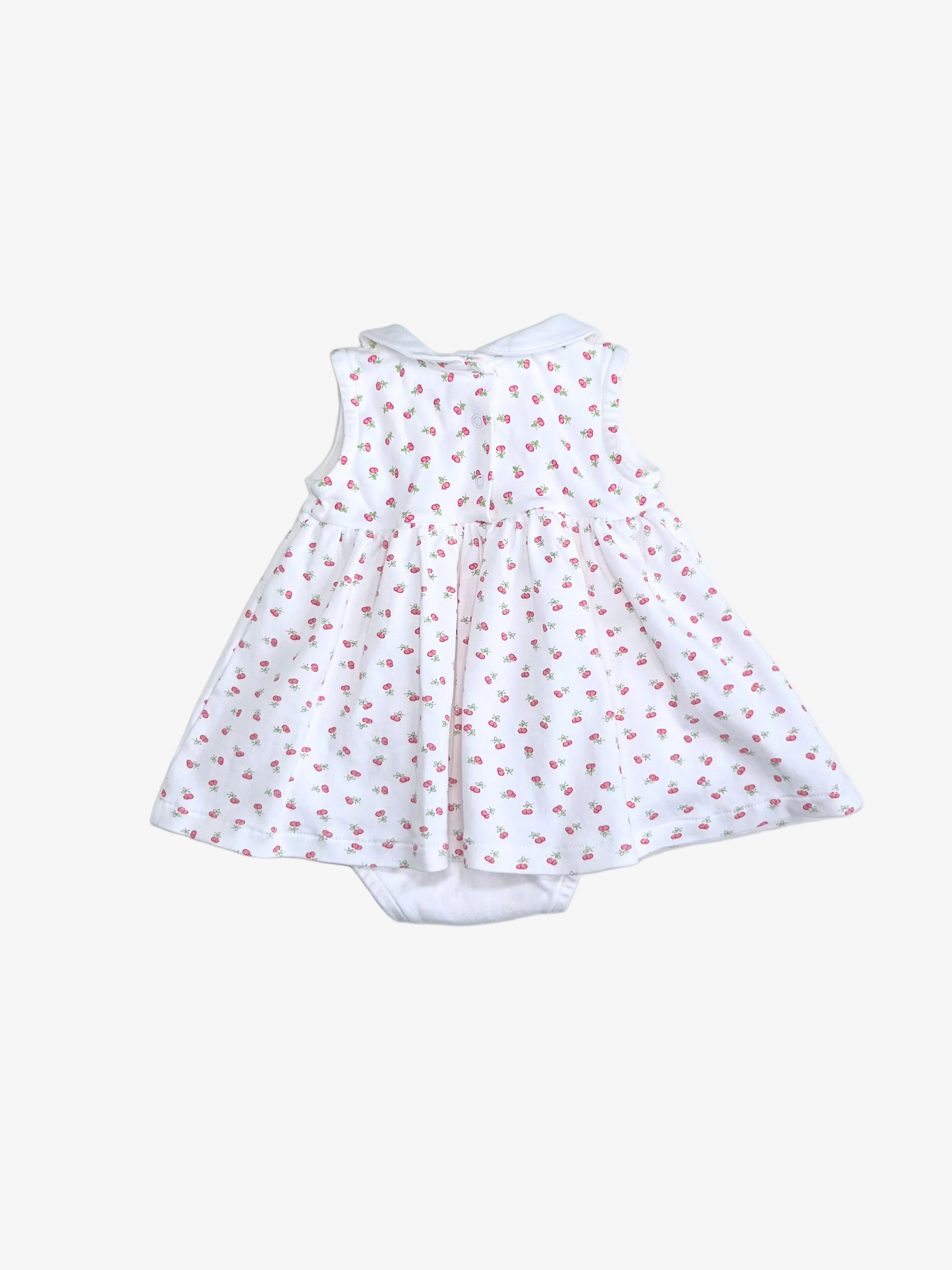 Lyda Baby – Dress with Built-In Onesie (Size 6–9 months)