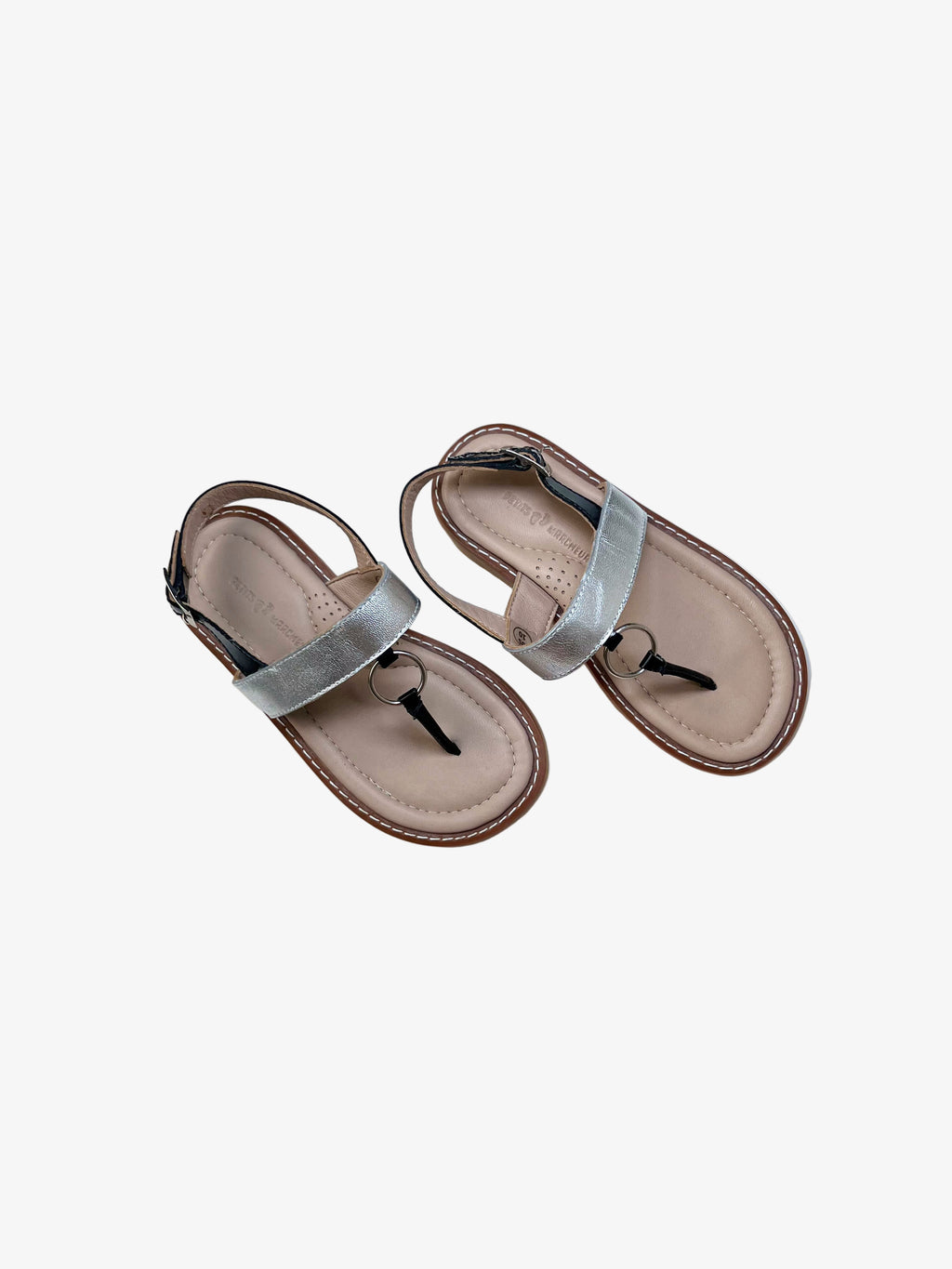 Petits Marcheurs - Thong Sandals with Ring Details (Size 10)