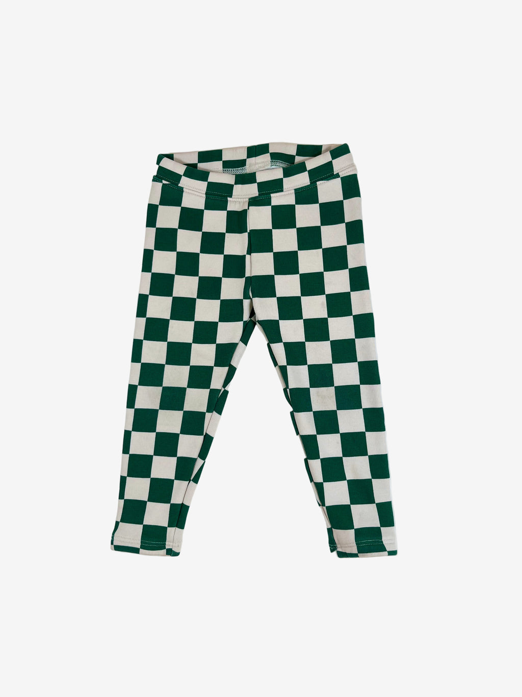 Gap - Checkered Green Pants/Fleece-Lined 2 years