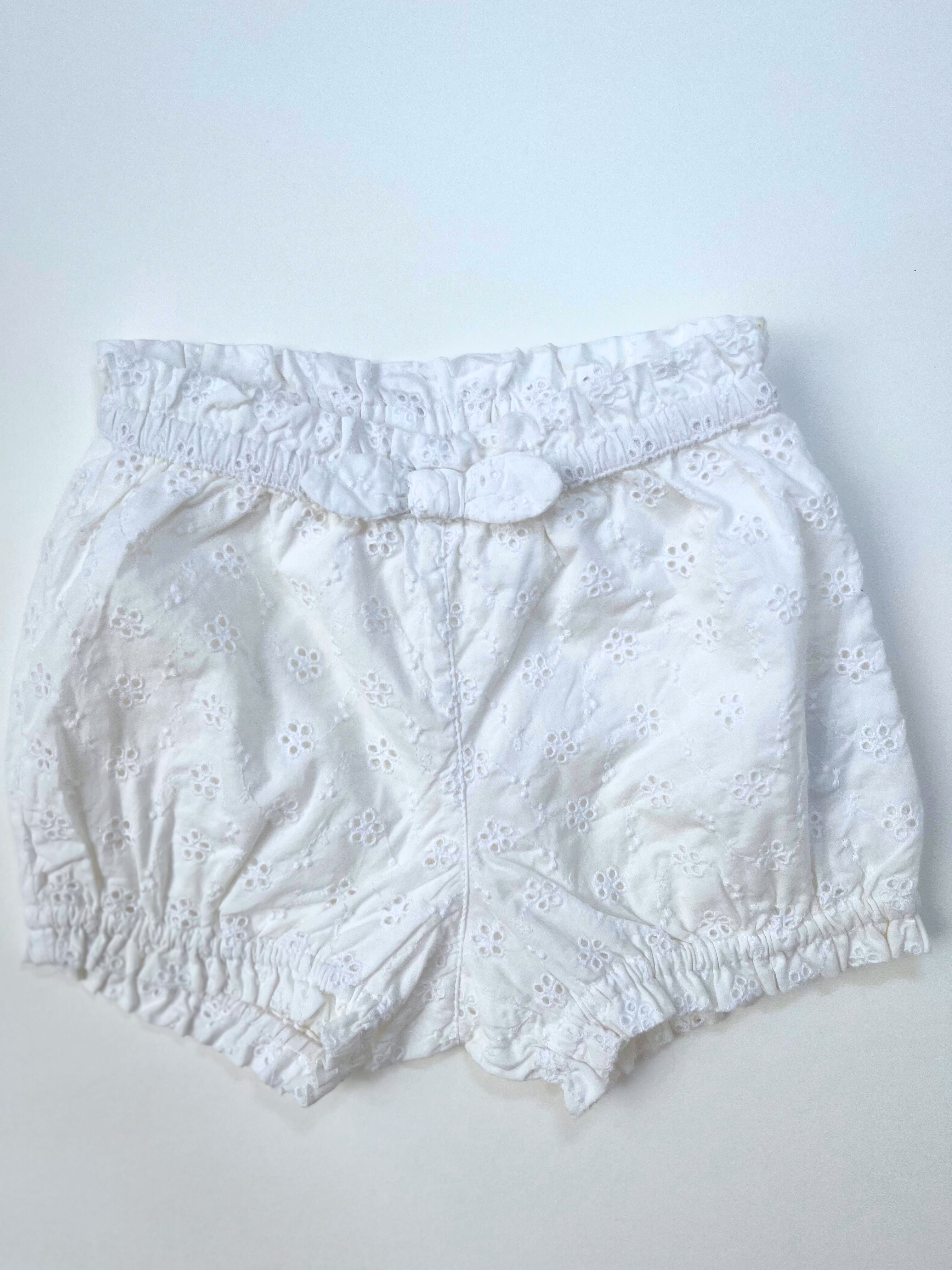 GAP - Baby Eyelet Bloomers (Size 12–18 months)