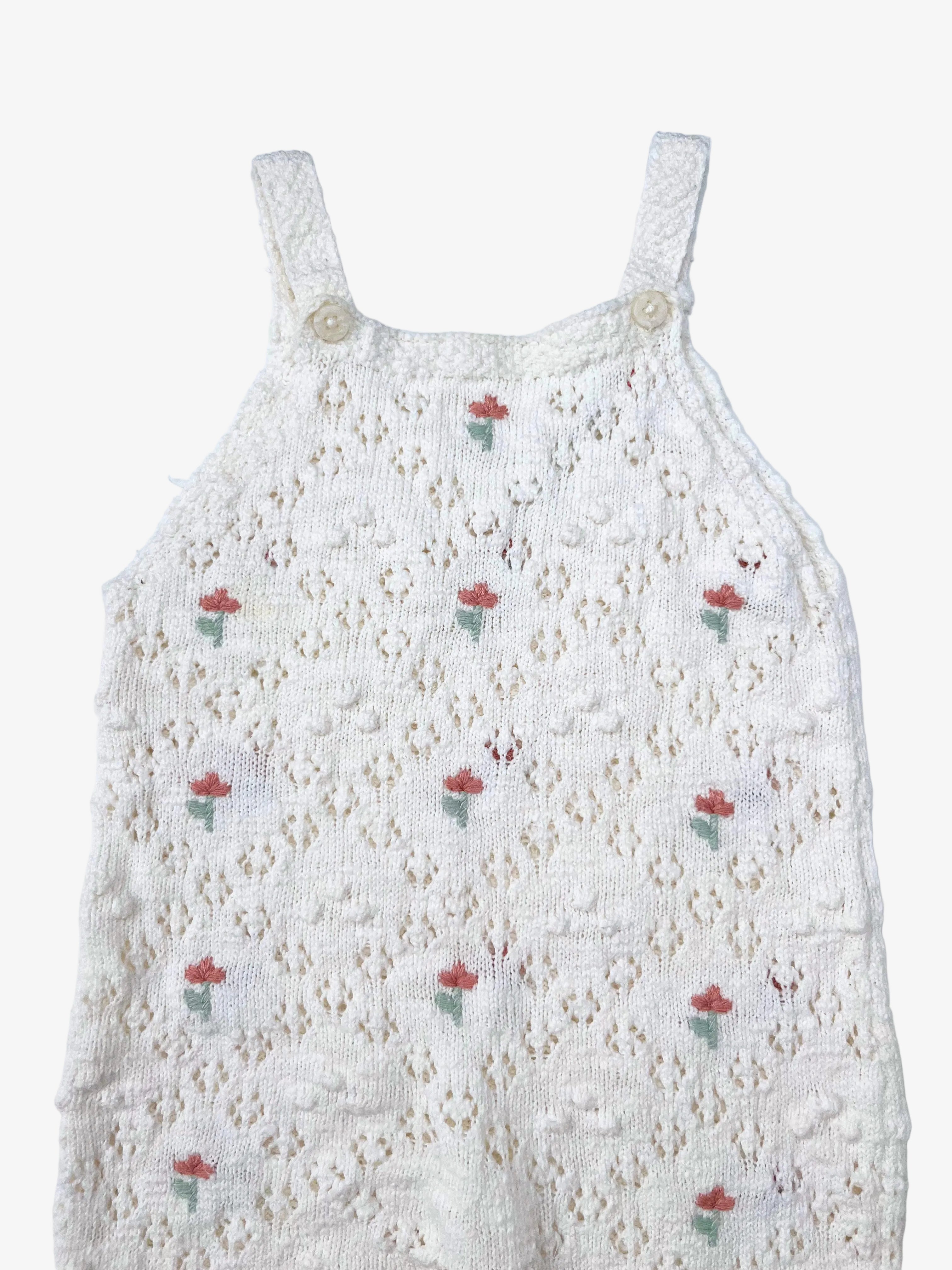 Zara – Knitted Jumpsuit (Size 9–12 months)