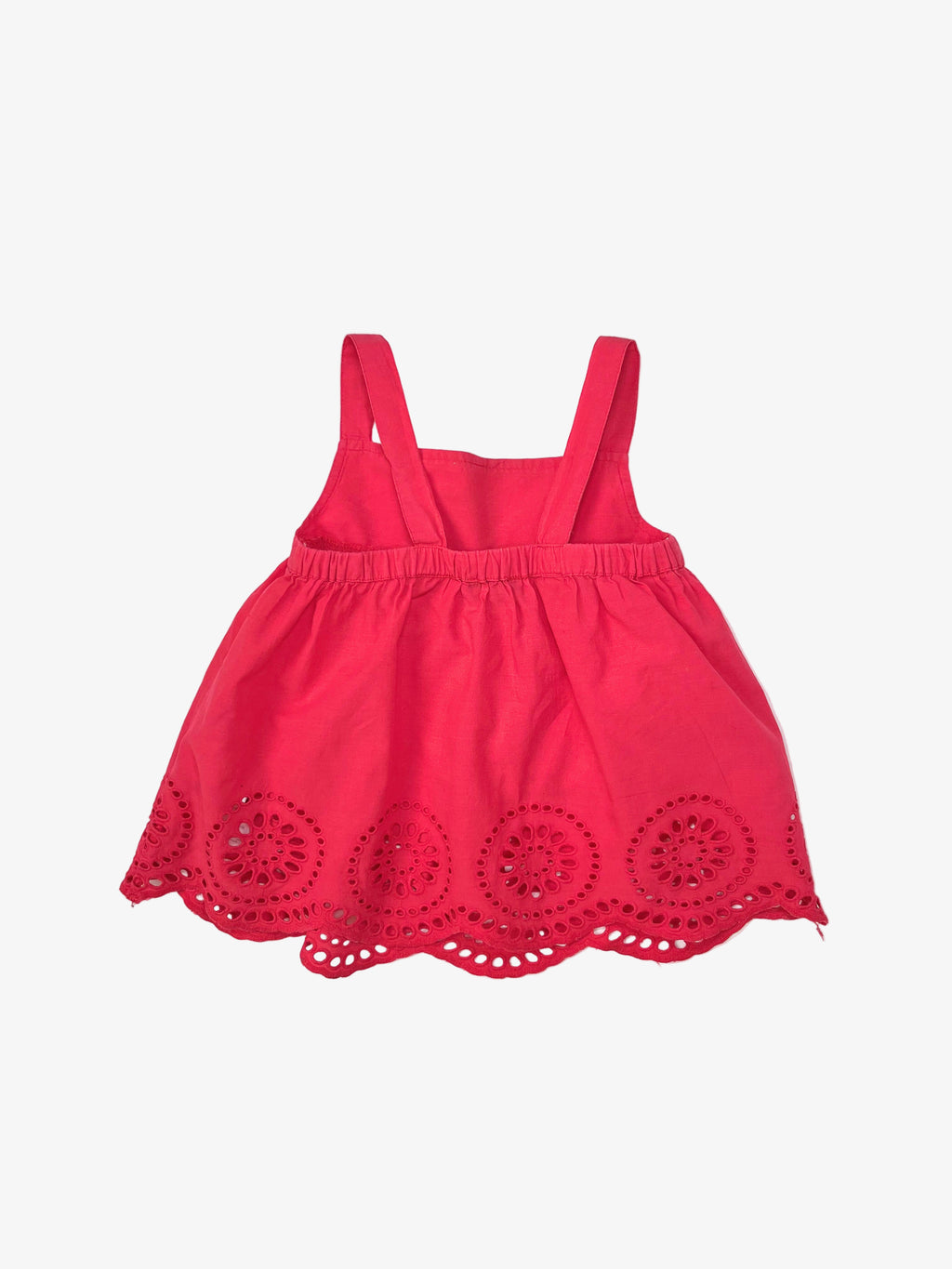 ABCD'R - Top with Straps and Eyelet Hem (Size 3–4 years)