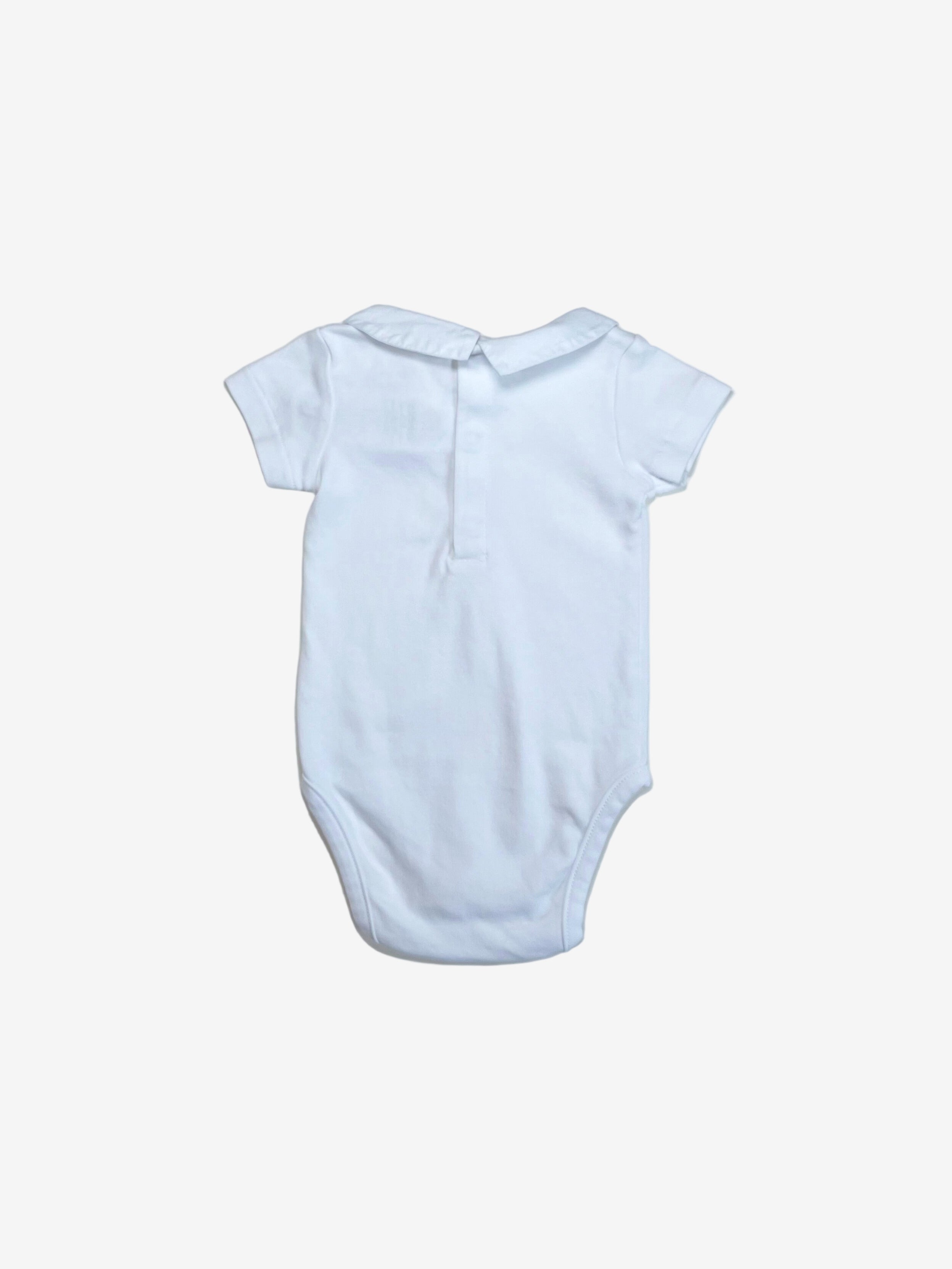 Jacadi - Short Sleeve Onesie (6 Months, runs  small)
