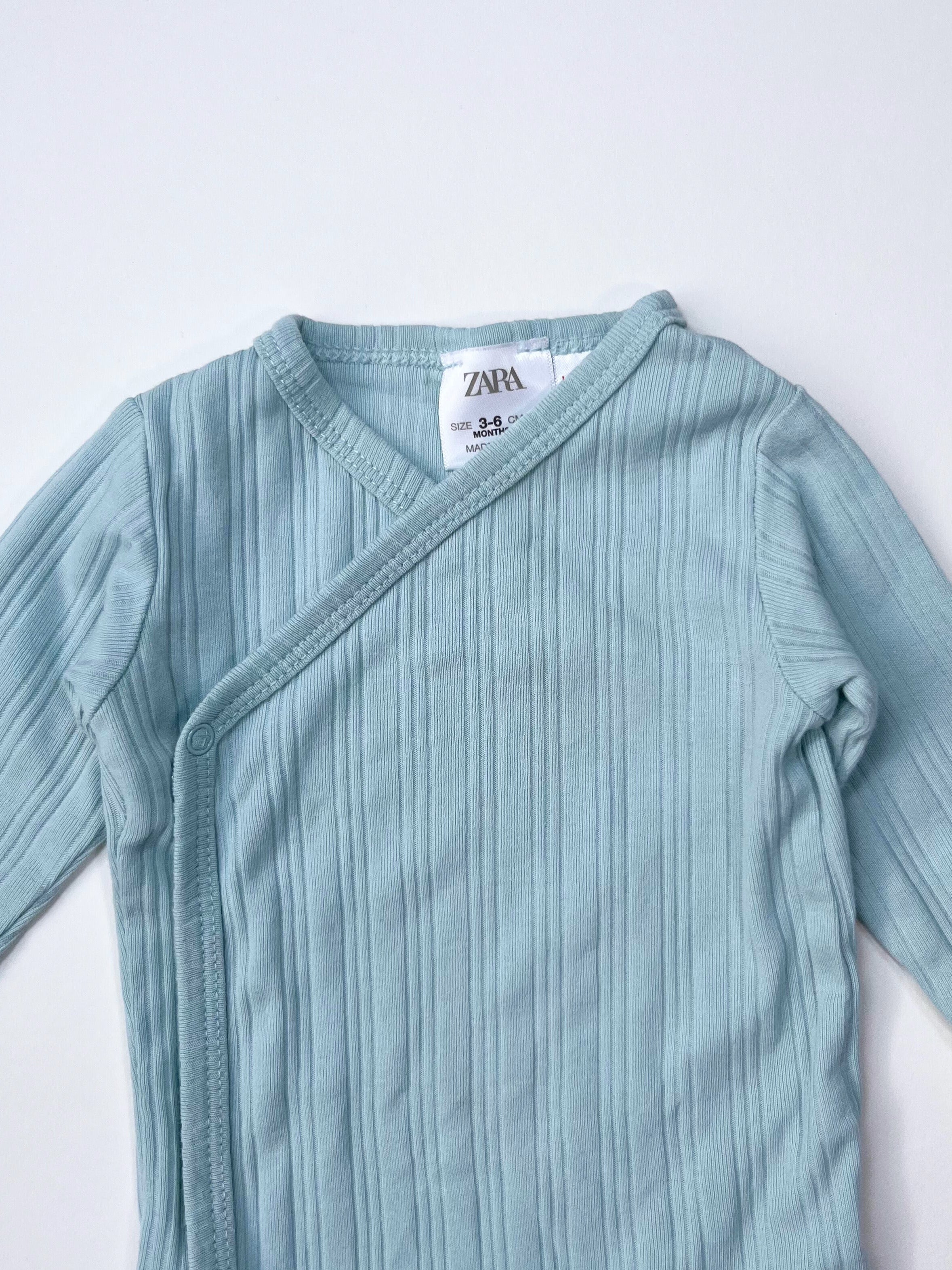 Zara - Kimono-Style Onesie (3-6 Months)