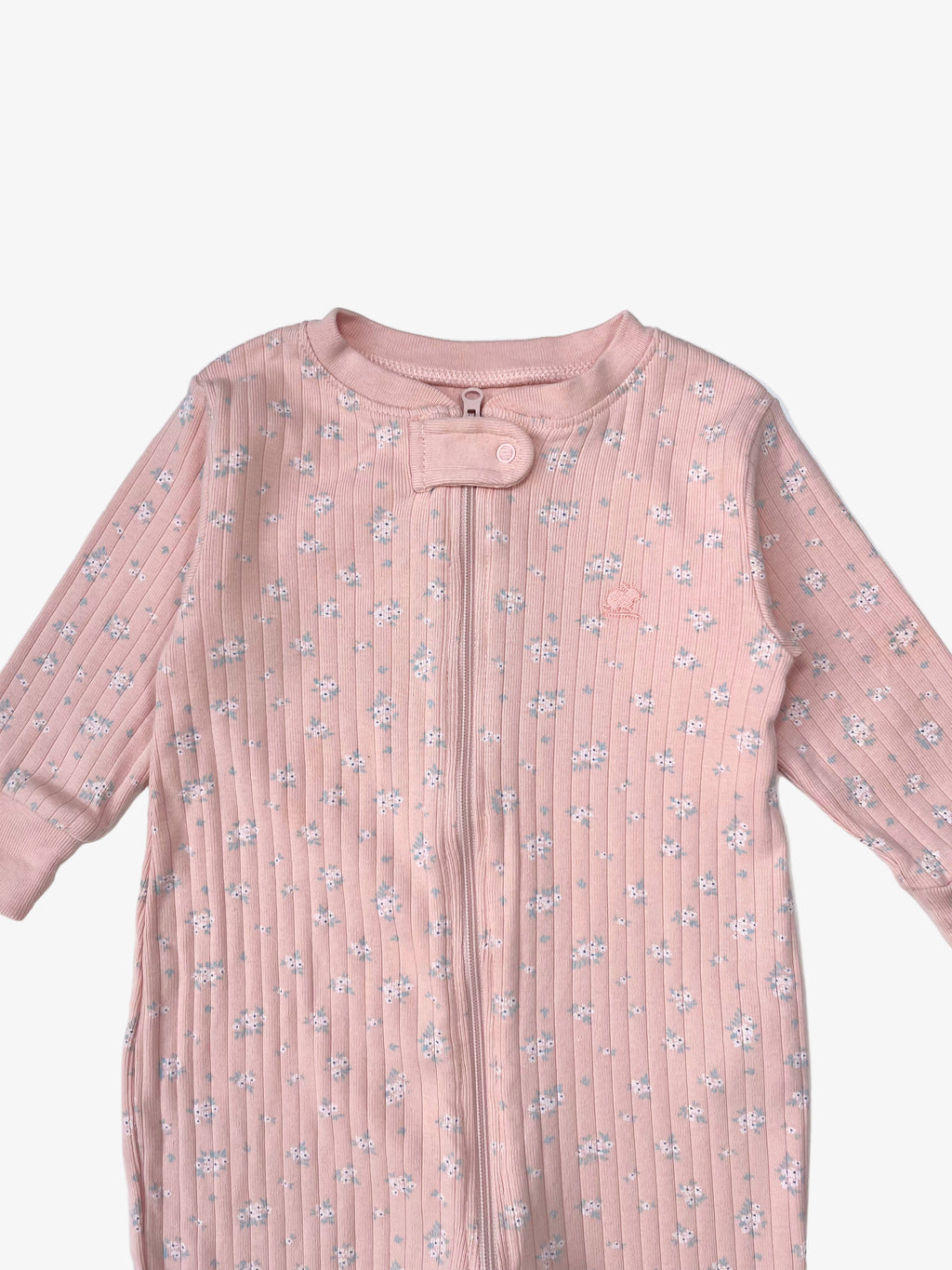 Baby Cottons – Footies with Zipper (Size 6 Months)