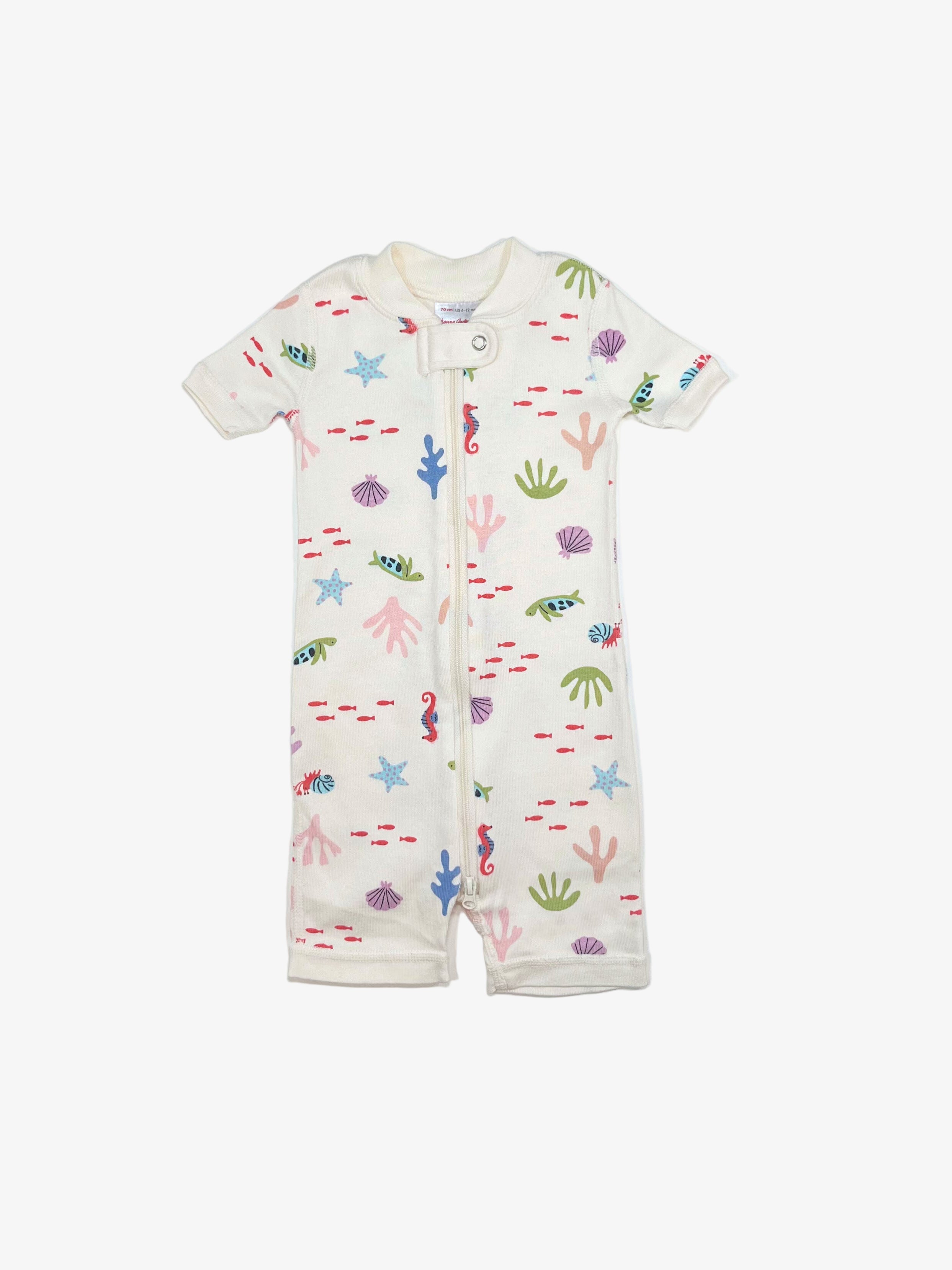 Hanna Andersson – Romper (Size 6–12 months)