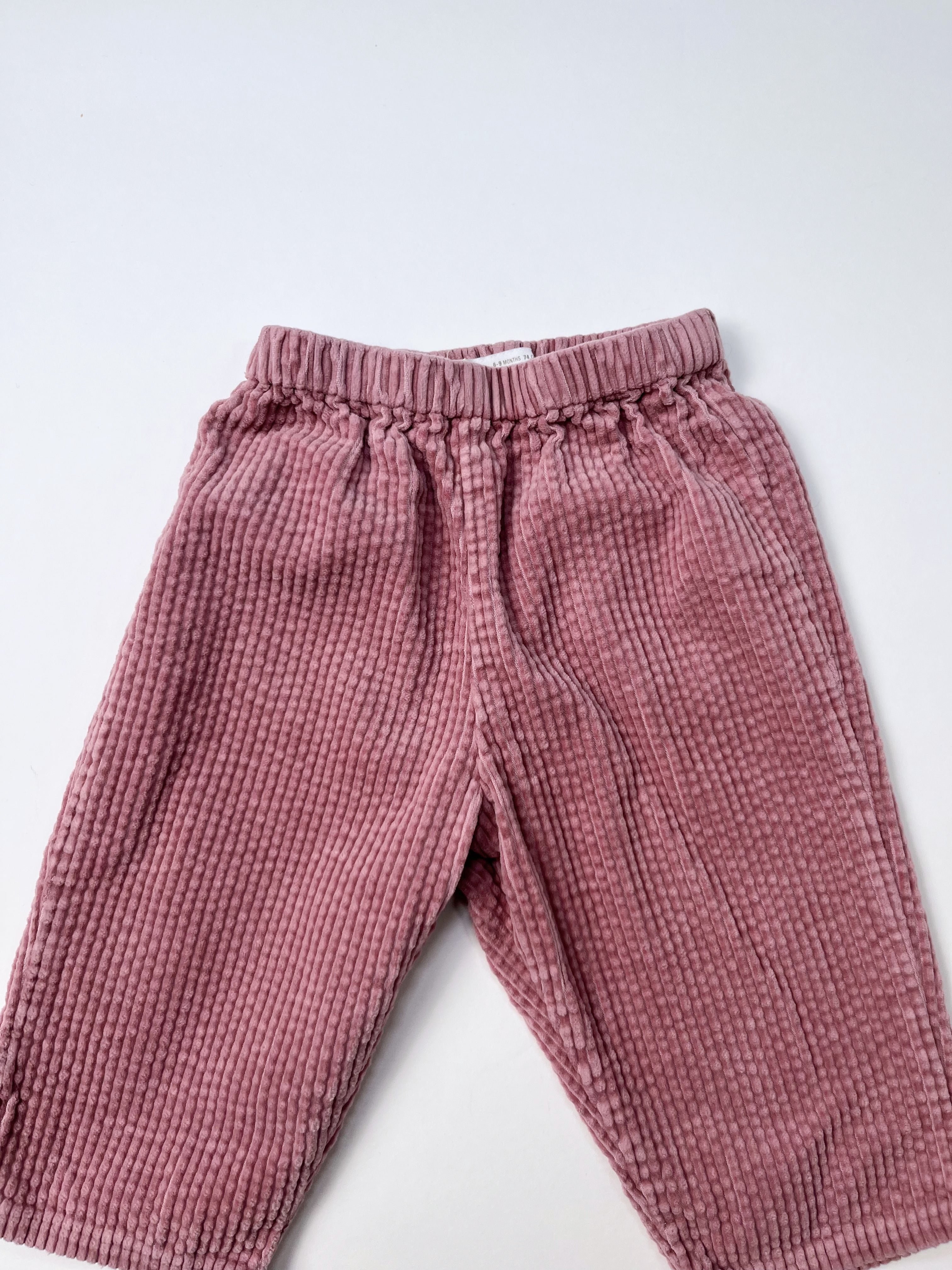 Zara – Corduroy Pants (Size 6–9 months)