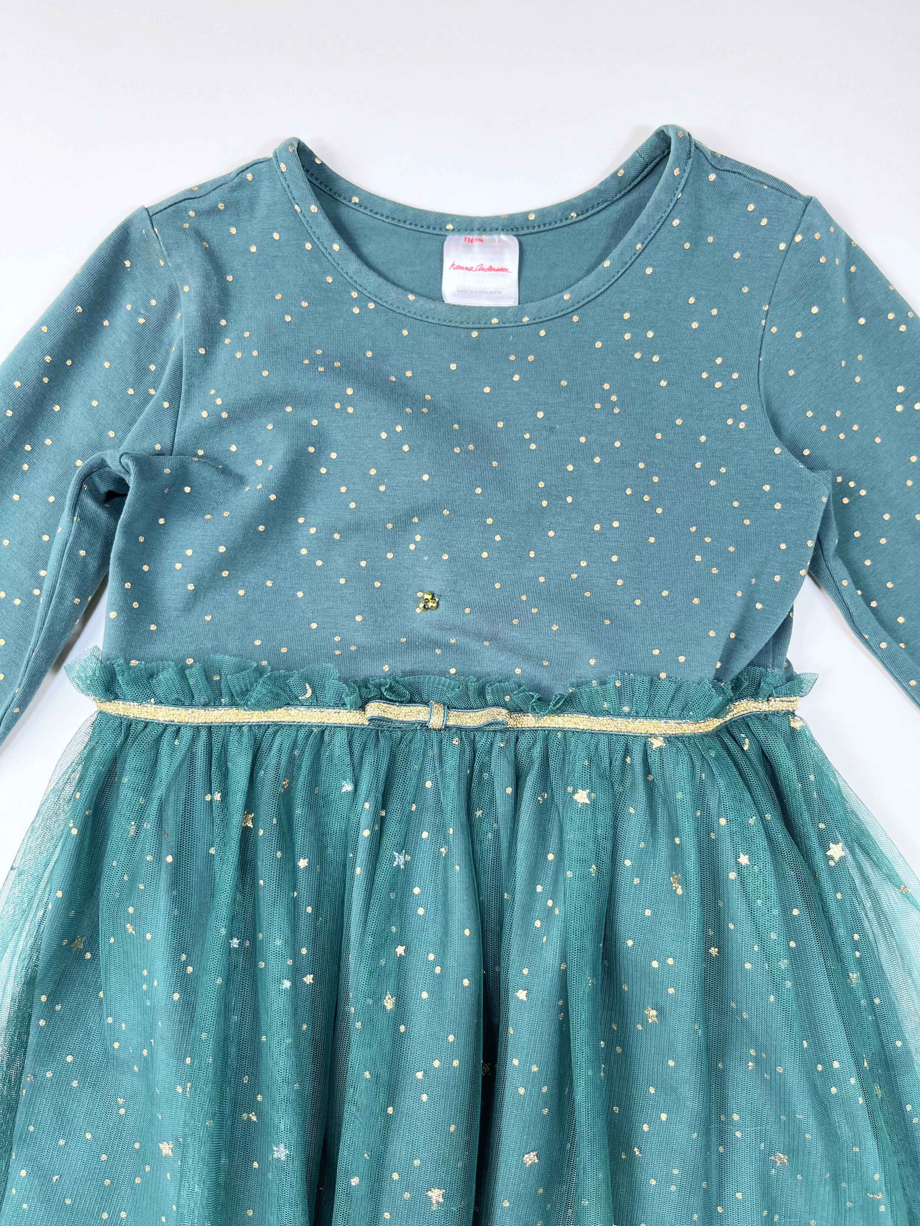 Hanna Andersson – Dress with Pockets (Size 5–6 years / 110 cm)