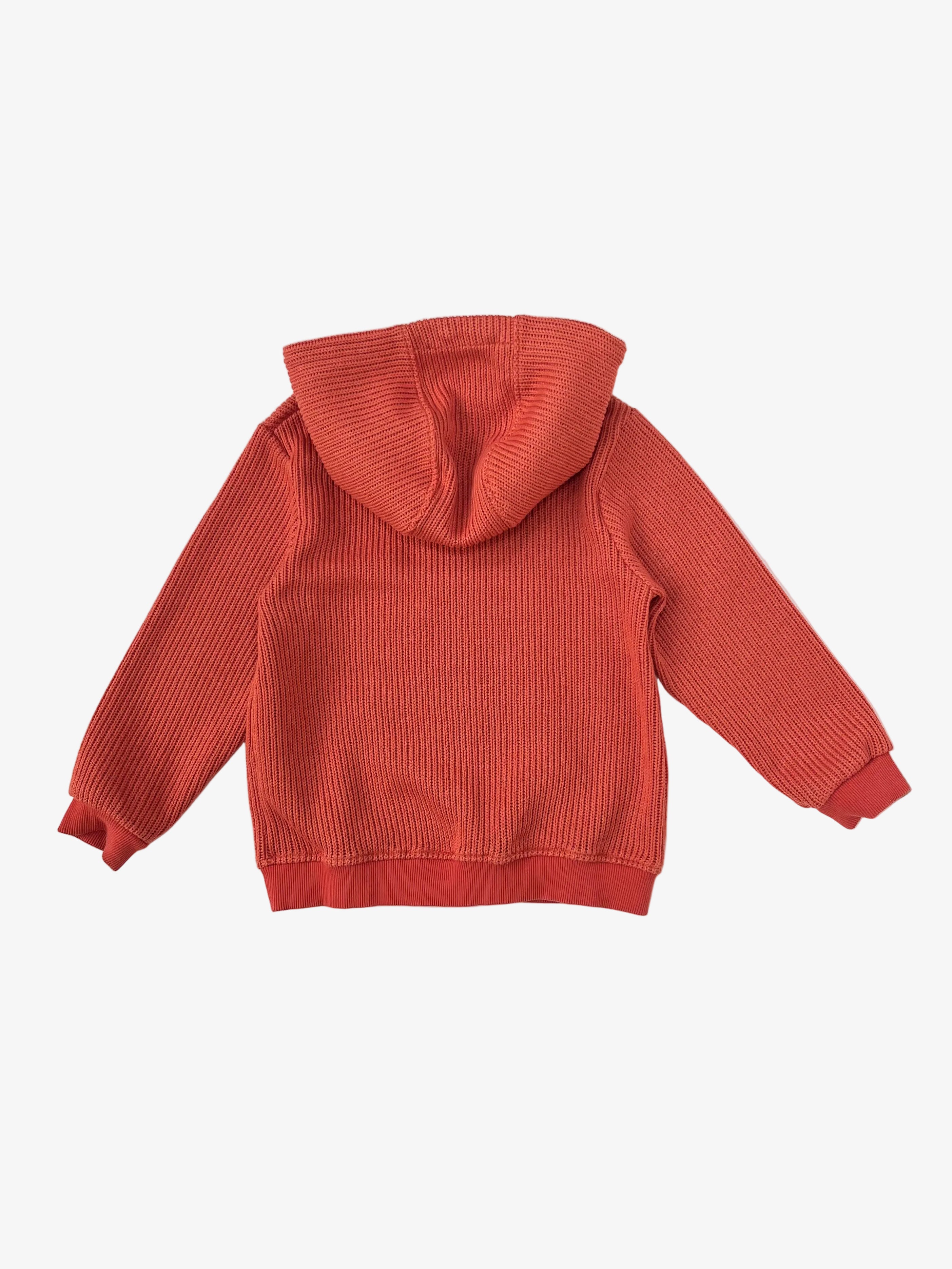 Me & Henry London – Knitted Hoodie with Zipper (Size 4–5 years)