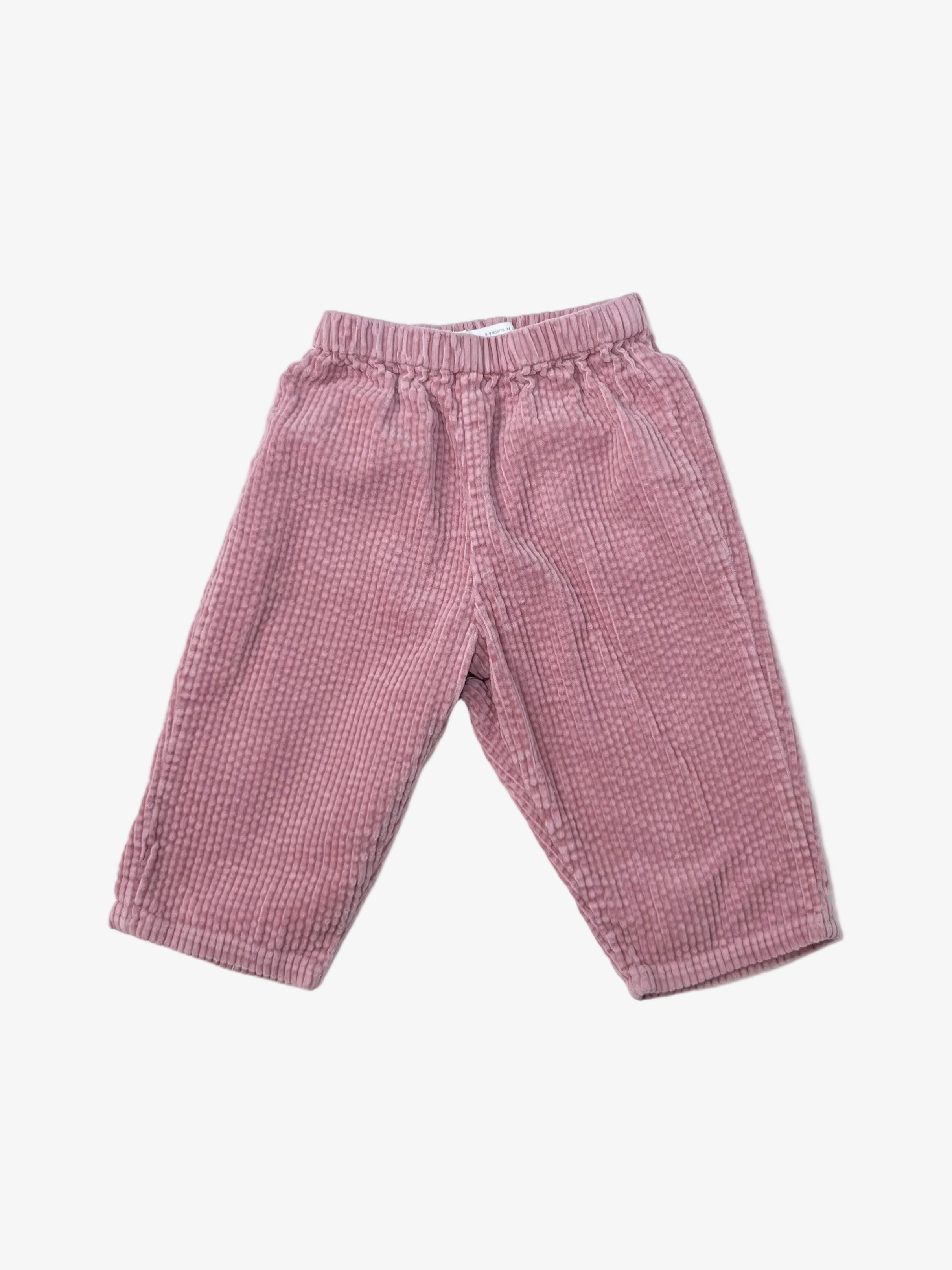 Zara – Corduroy Pants (Size 6–9 months)